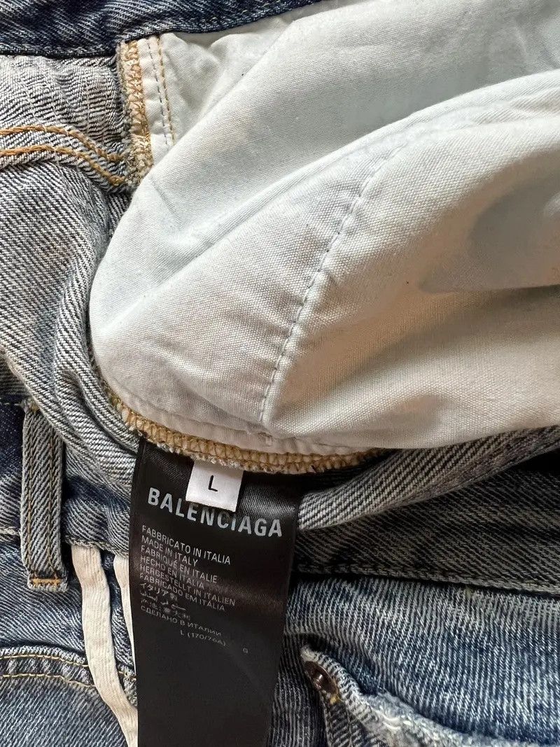 Adidas × Balenciaga Adidas x balenciaga denim blue destroy Size US 34 / EU 50 - 5 Thumbnail