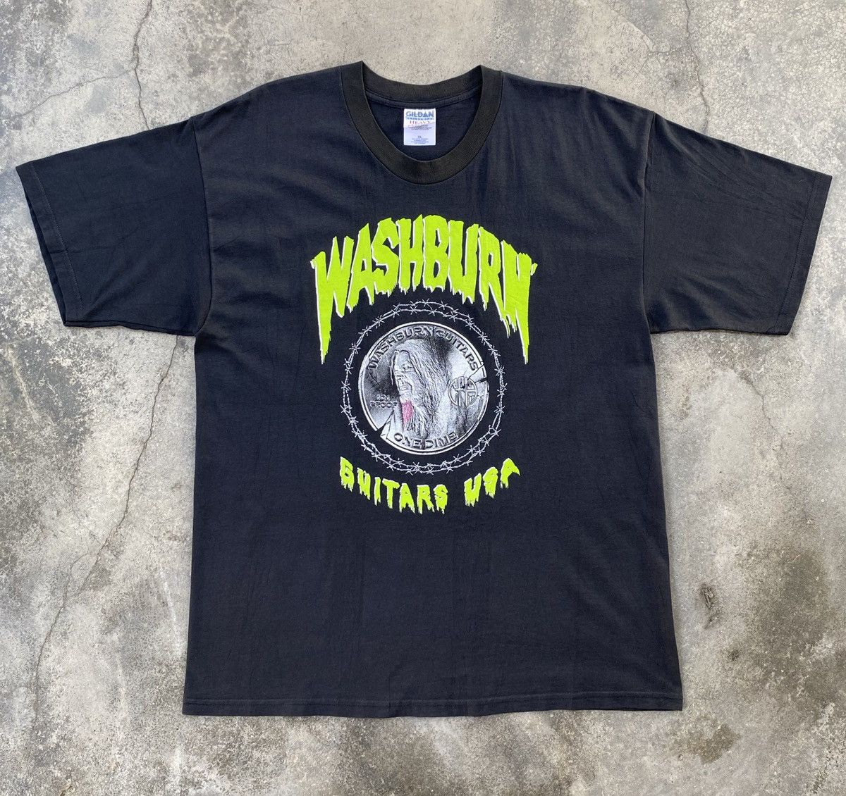 Band Tees Sick🔥Vintage Pantera Dimebag Darrell Washburn Band Tees Size US XL / EU 56 / 4 - 1 Thumbnail