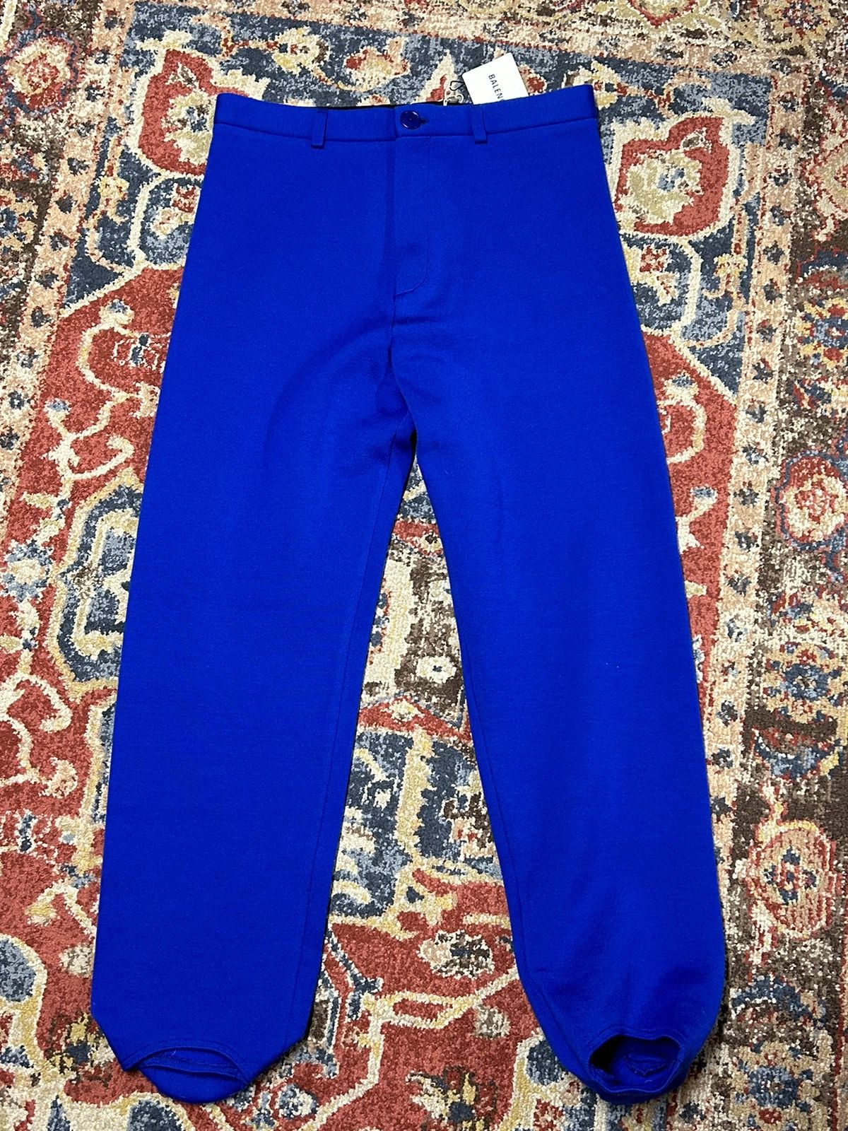 image of Balenciaga Blue Pants / Trousers, Men's (Size 38)