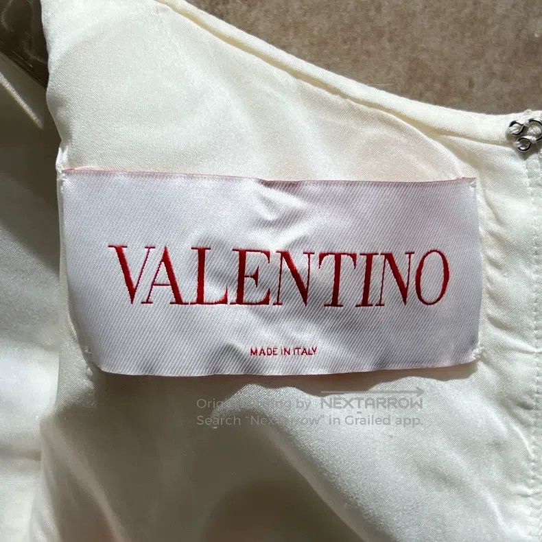 Valentino Valentino Off-white floral beaded stamens dress Size M / US 6-8 / IT 42-44 - 3 Thumbnail