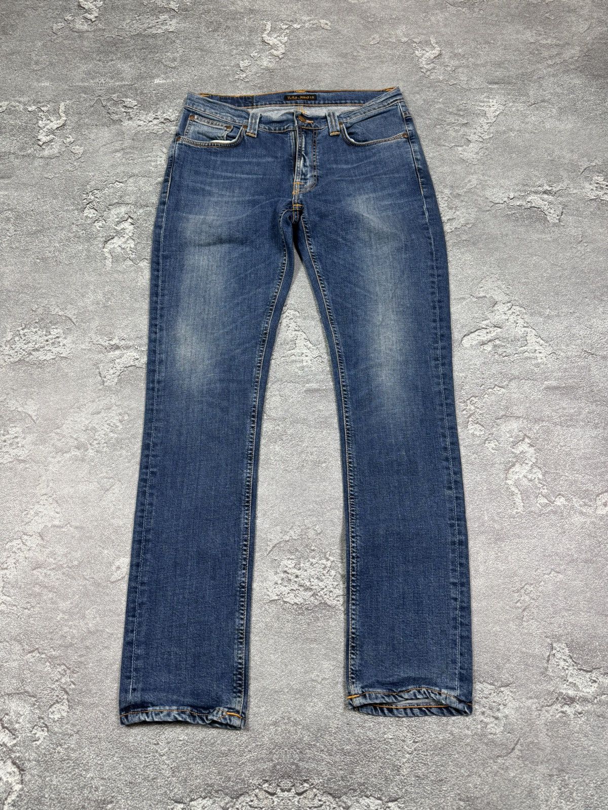 If Six Was Nine Y2K 2000s Nudie Flared Bootcut Straight Washed Jeans Size 32 Size US 32 / EU 48 - 1 Thumbnail