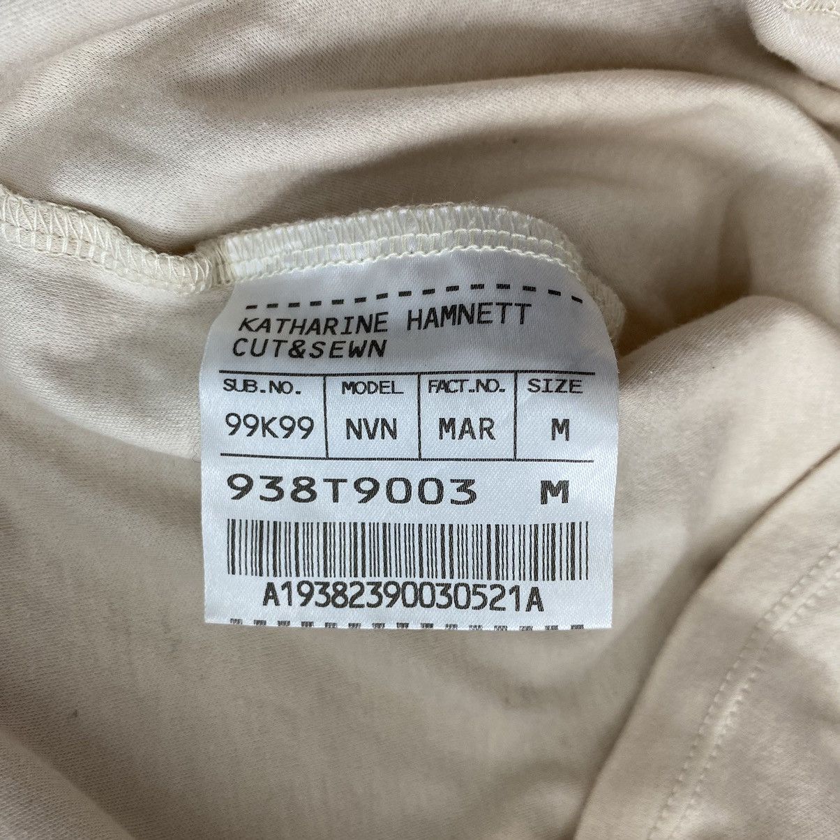 Katharine Hamnett London KATHARINE HAMNETT LONDON English Designer Vneck Beige Short Size US S / EU 44-46 / 1 - 5 Thumbnail