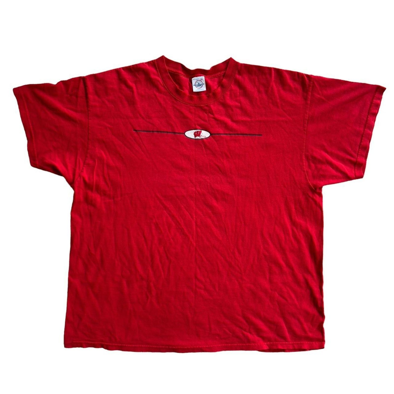 NCAA × Vintage Y2K Wisconsin Badgers Tee Size US XXL / EU 58 / 5 - 2 Thumbnail