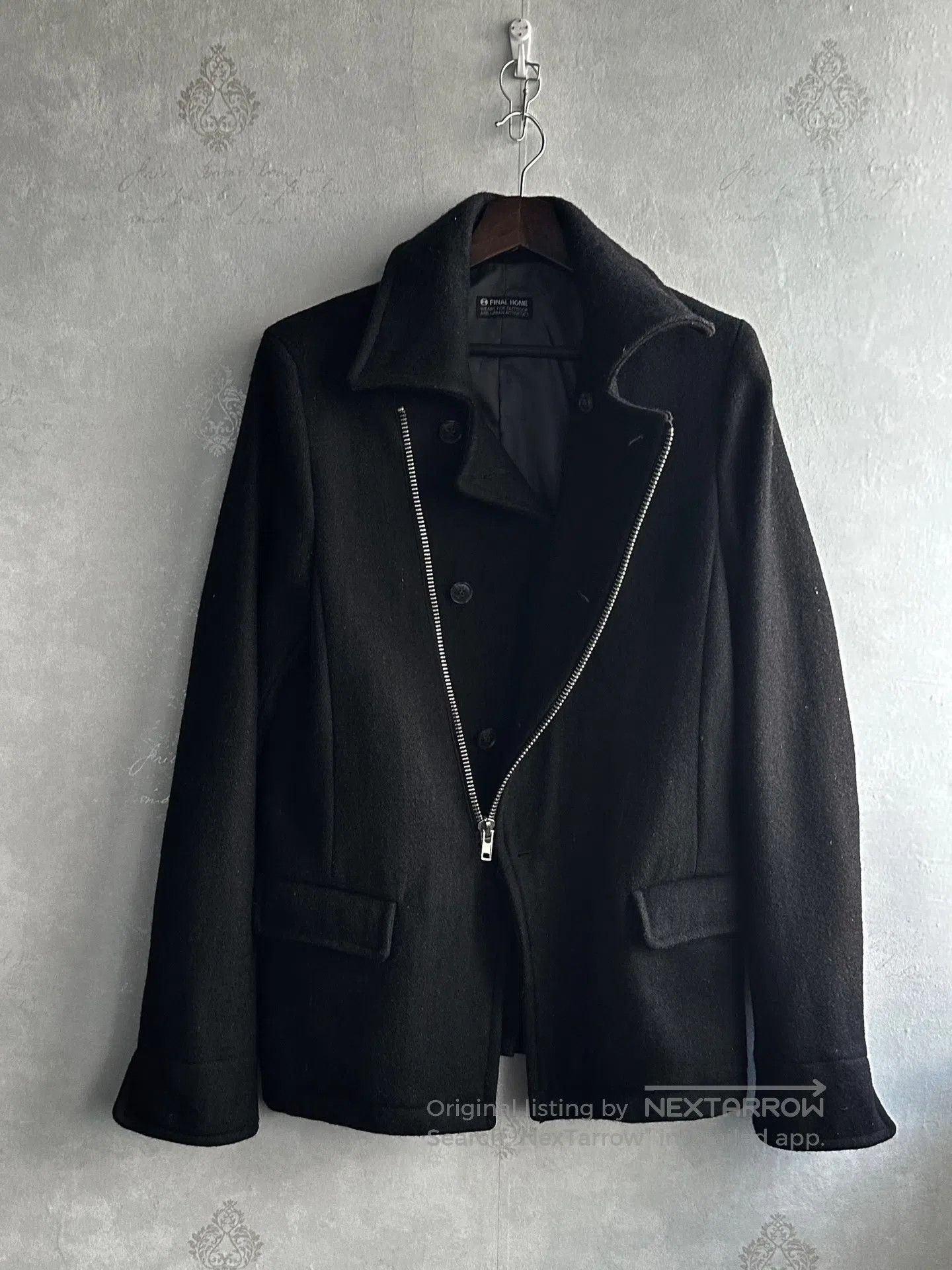 Final Home final home 90s-style zipper wool coat| Size US M / EU 48-50 / 2 - 3 Thumbnail