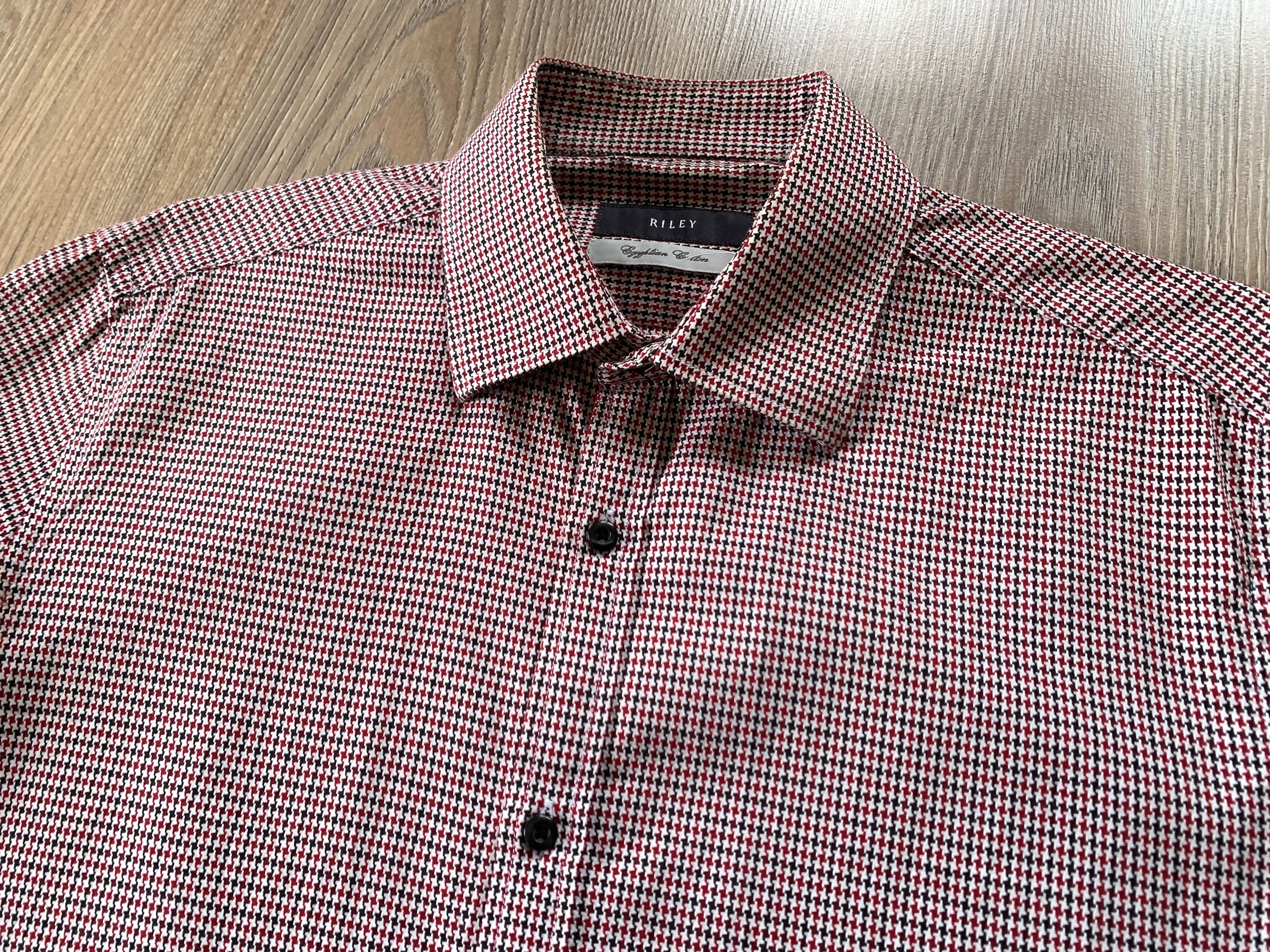 Briggs & Riley Riley Men's Button Check Plaid Long Sleeve Shirt Size US M / EU 48-50 / 2 - 5 Thumbnail