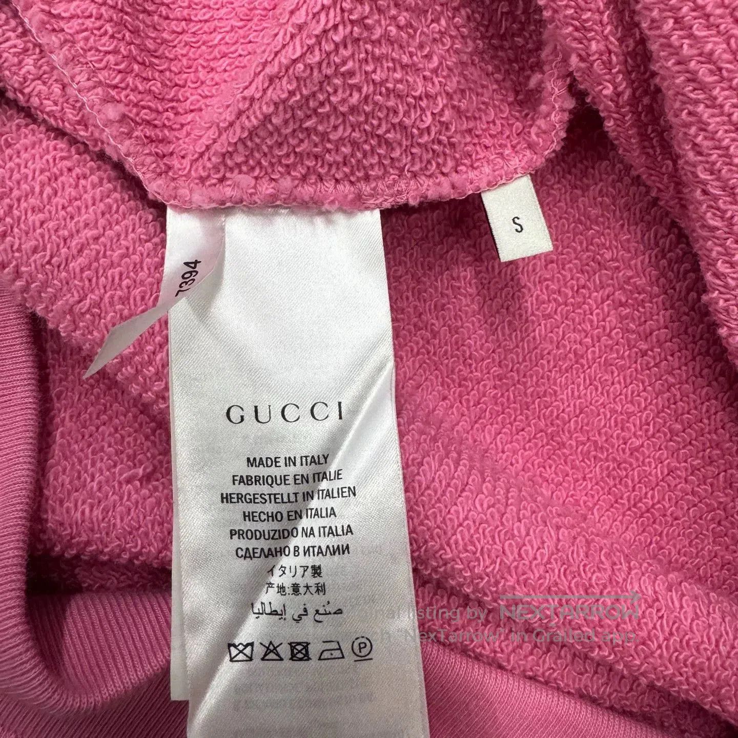 Gucci Gucci Pink Planet Embroidery Hoodie. Size S / US 4 / IT 40 - 4 Thumbnail