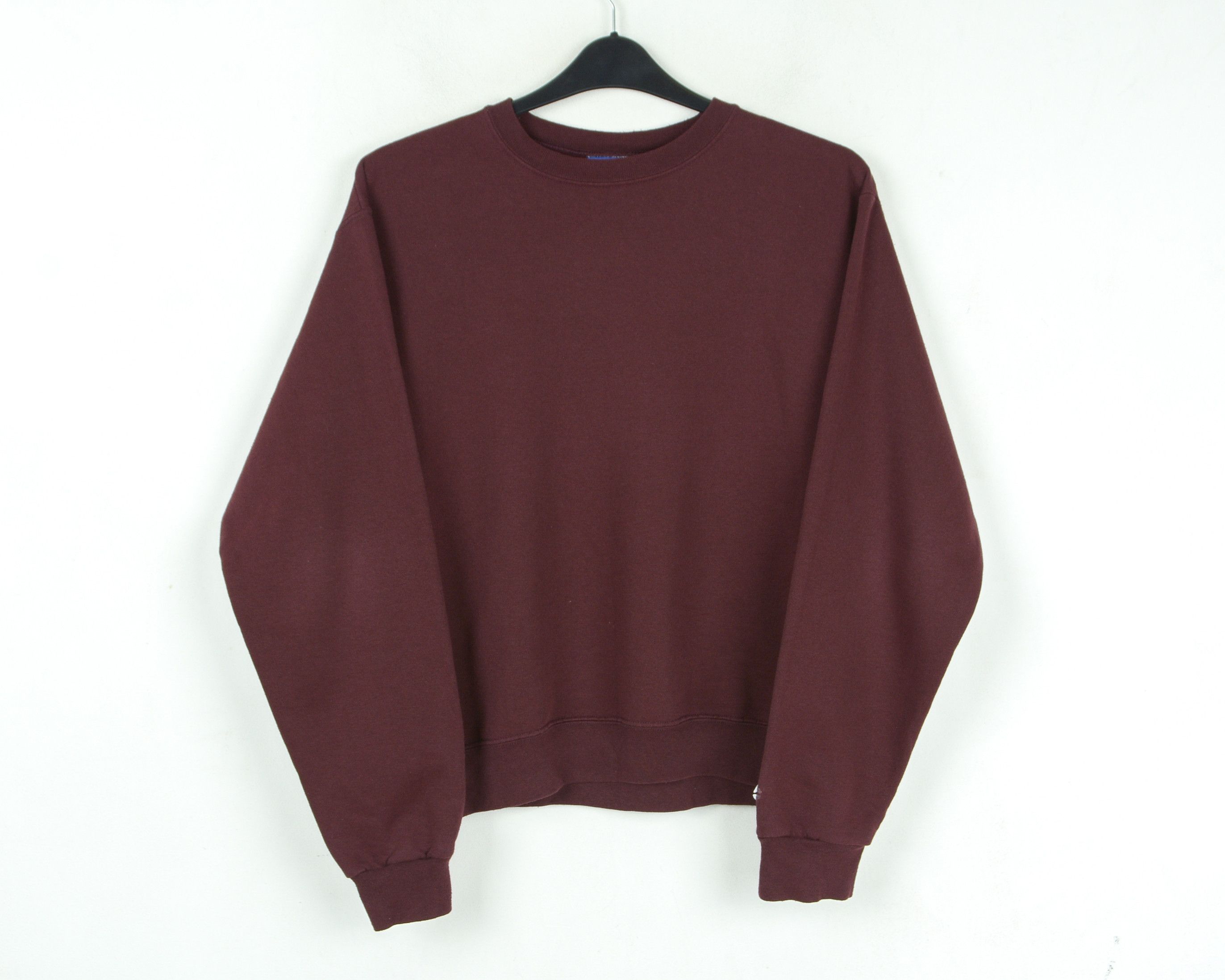 Champion × Vintage Men S Sweatshirt Jumper Pullover Streetwear Burgundy Sweater Size US S / EU 44-46 / 1 - 1 Thumbnail