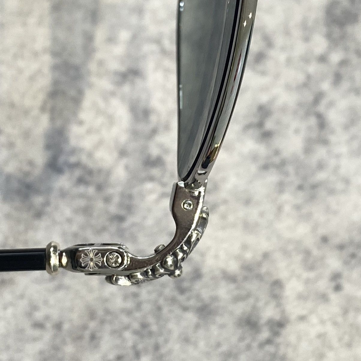 Chrome Hearts CHROME HEARTS DIAMOND DOG Shiny Silver/Black Size ONE SIZE - 6 Thumbnail