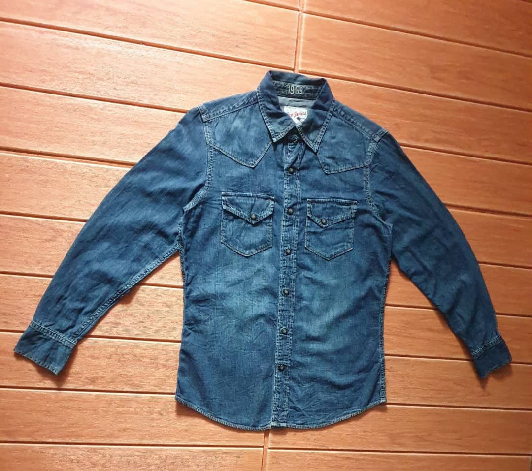 Gap 💥Gap blue colour western shirt Size US M / EU 48-50 / 2 - 5 Thumbnail
