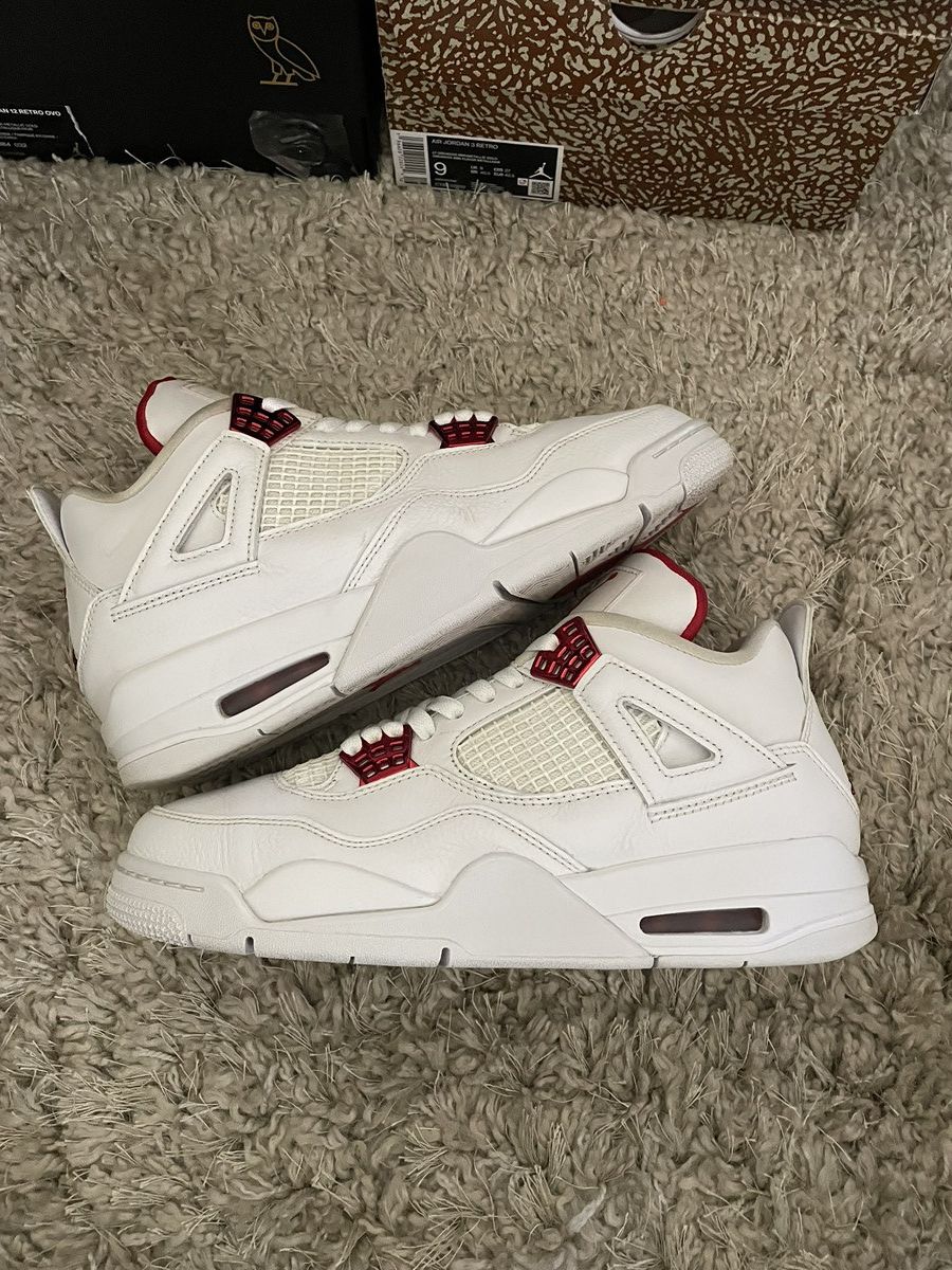 Jordan Brand Jordan 4 Metallic Red sz 9 Size US 9 / EU 42 - 2 Thumbnail