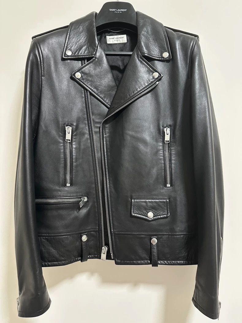 Saint Laurent Paris Saint Laurent SLP18FW LO1 Leather Jacket Size US XL / EU 56 / 4 - 1 Thumbnail