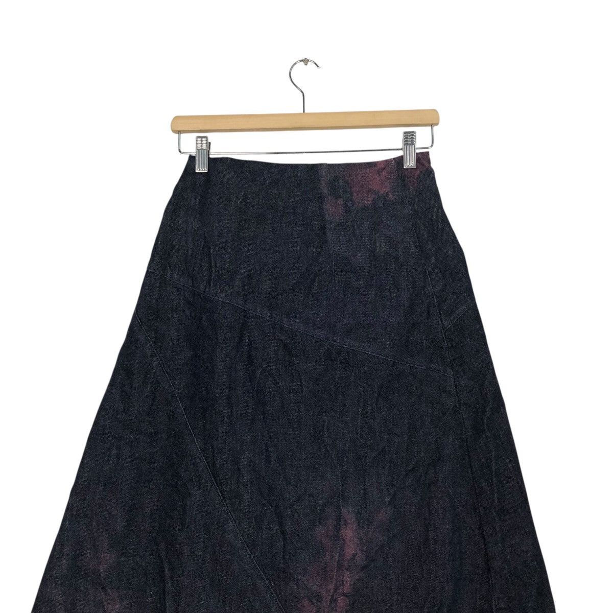 Japanese Brand 📌Acid Wash Design Punk Style Urvin Skirt Made in Japan Size 26" / US 2 / IT 38 - 11 Thumbnail