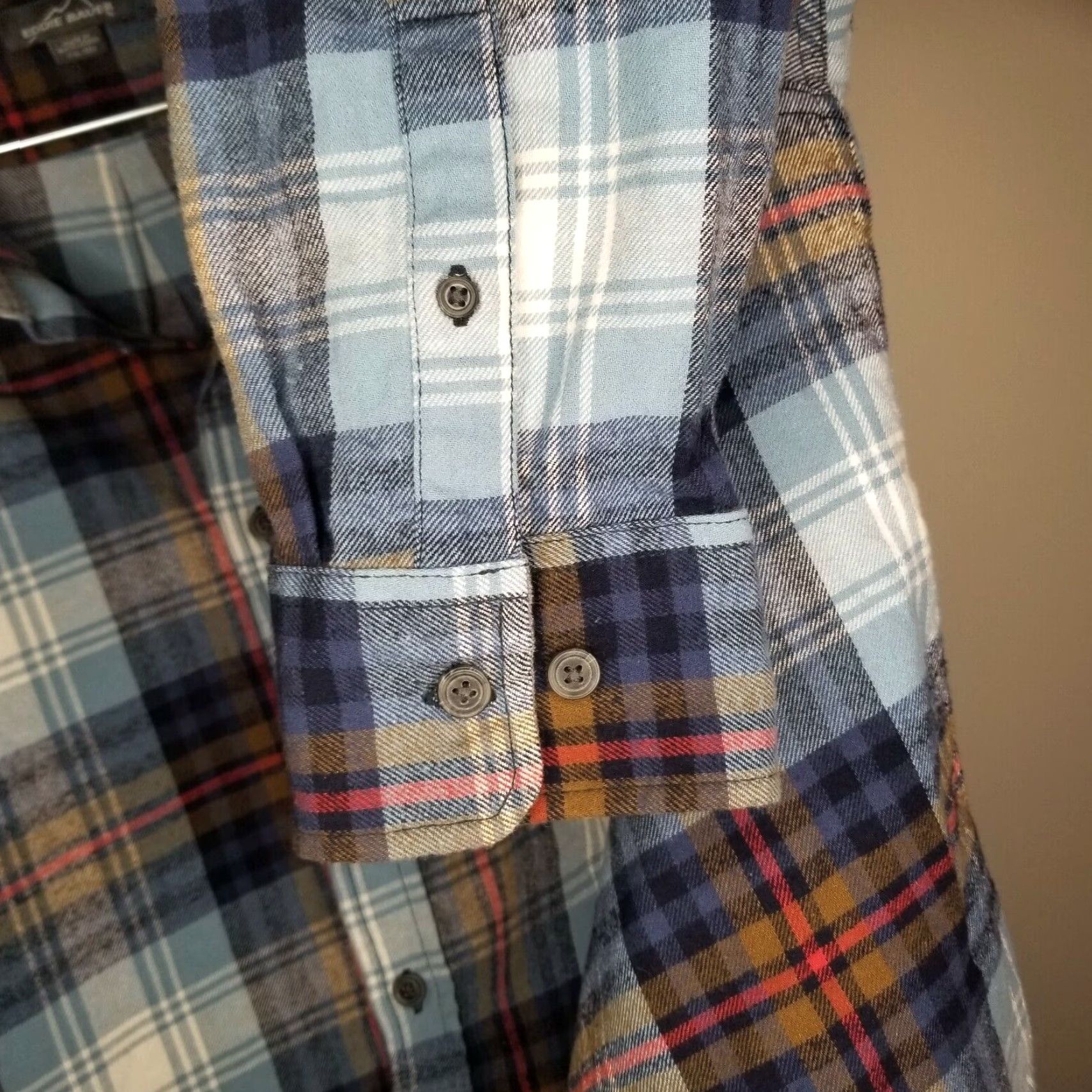 Eddie Bauer Eddie Bauer Shirt Men Clothes Plaid Flannel Button-Up 2XL Multicolor Long Sleeve Mens Size US XXL / EU 58 / 5 - 4 Thumbnail