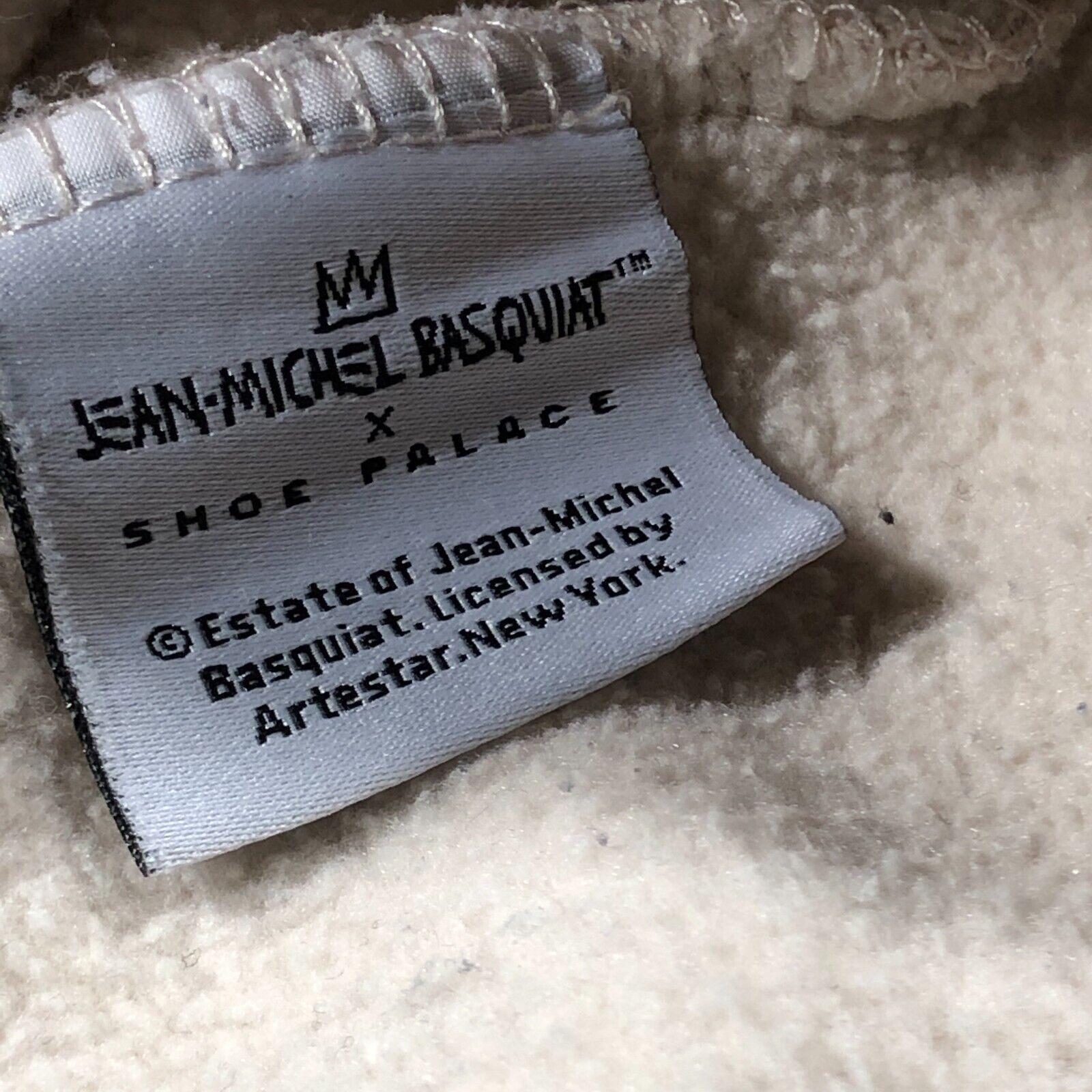 Palace × Vintage Basquiat Shoe Palace Dinosaur Crown Light Brown Hoodie Size US S / EU 44-46 / 1 - 8 Thumbnail