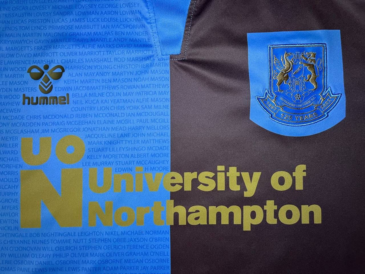 Hummel Hummel Northampton Town 2022-2023 soccer jersey tee Size US XXL / EU 58 / 5 - 3 Thumbnail