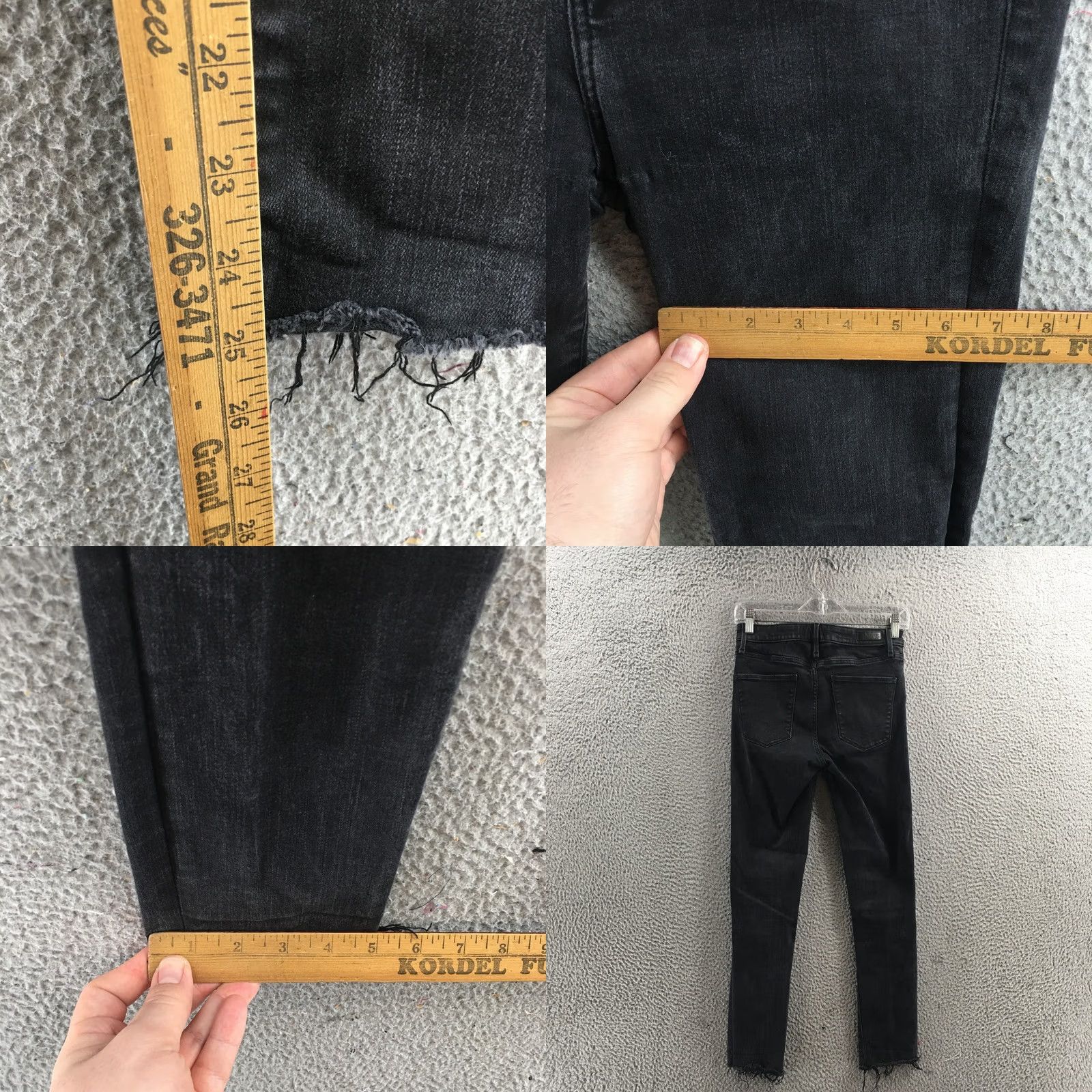 Abercrombie & Fitch Abercrombie & Fitch Skinny Jeans Womens 27 Black High Rise Denim Jeans 27 Womens Black Modern Fit 5-Pocket Denim Modern Look Size 27" / US 4 / IT 40 - 8 Thumbnail