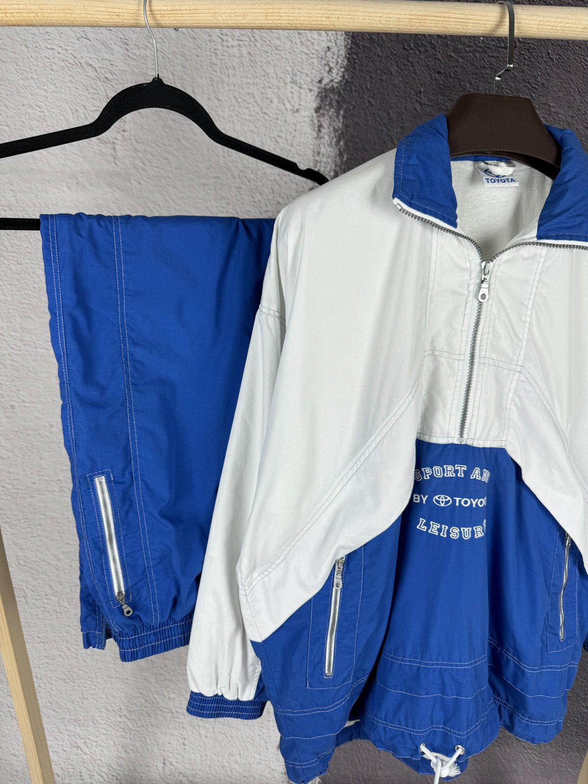Vintage Toyota Sport & Leisure vintage track suit anorak half zip Size US M / EU 48-50 / 2 - 3 Thumbnail
