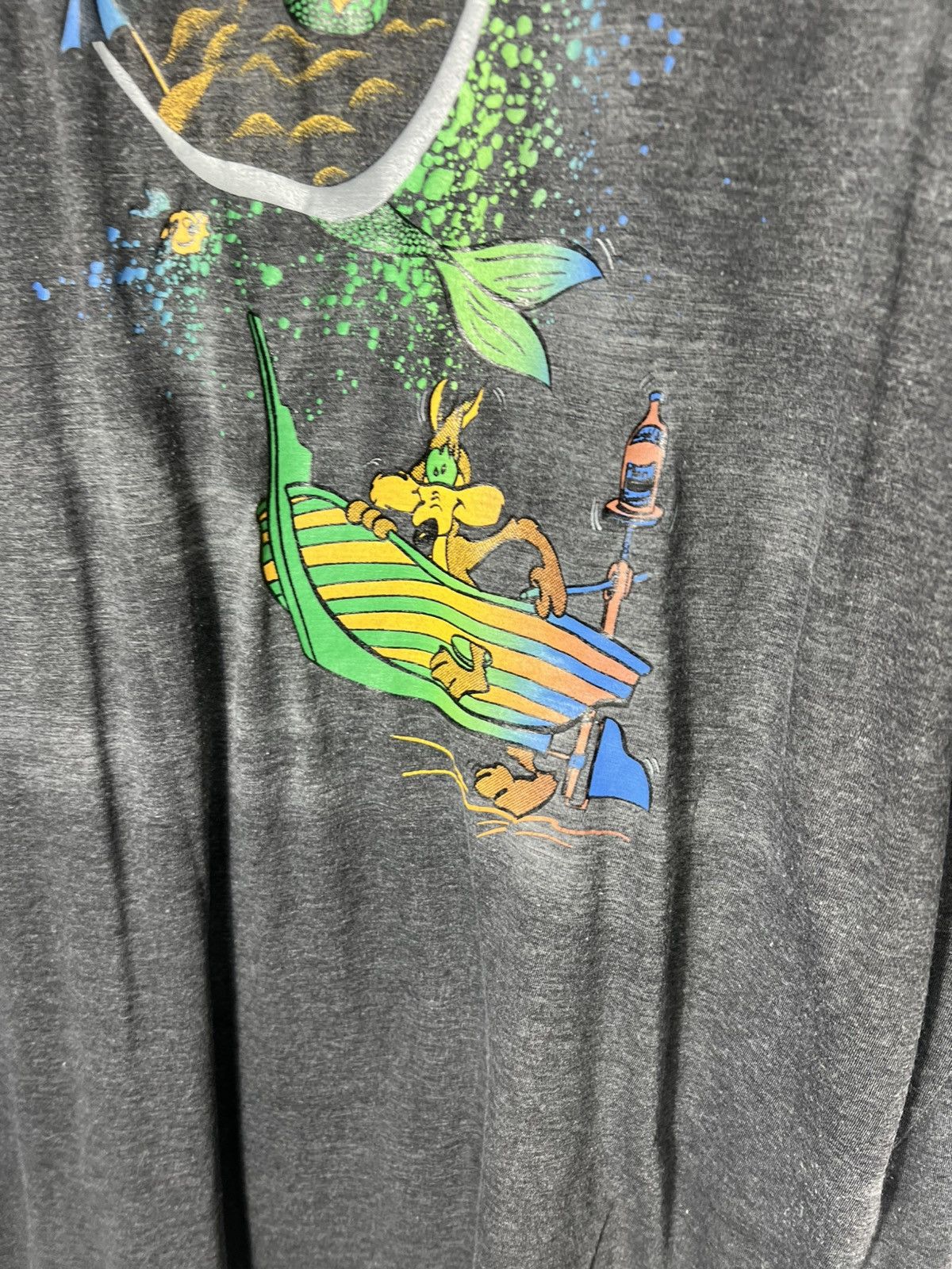 Vintage Vintage 90s streetwear surf Les Chacals Majorque T-shirt Size US L / EU 52-54 / 3 - 8 Thumbnail