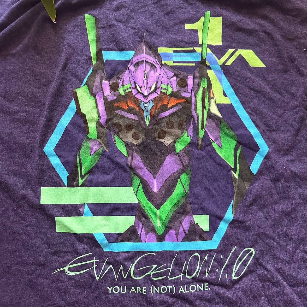 Anime VINTAGE Y2K NEON GENESIS EVANGELION ANIME T SHIRT 199 Size US XXL / EU 58 / 5 - 2 Thumbnail
