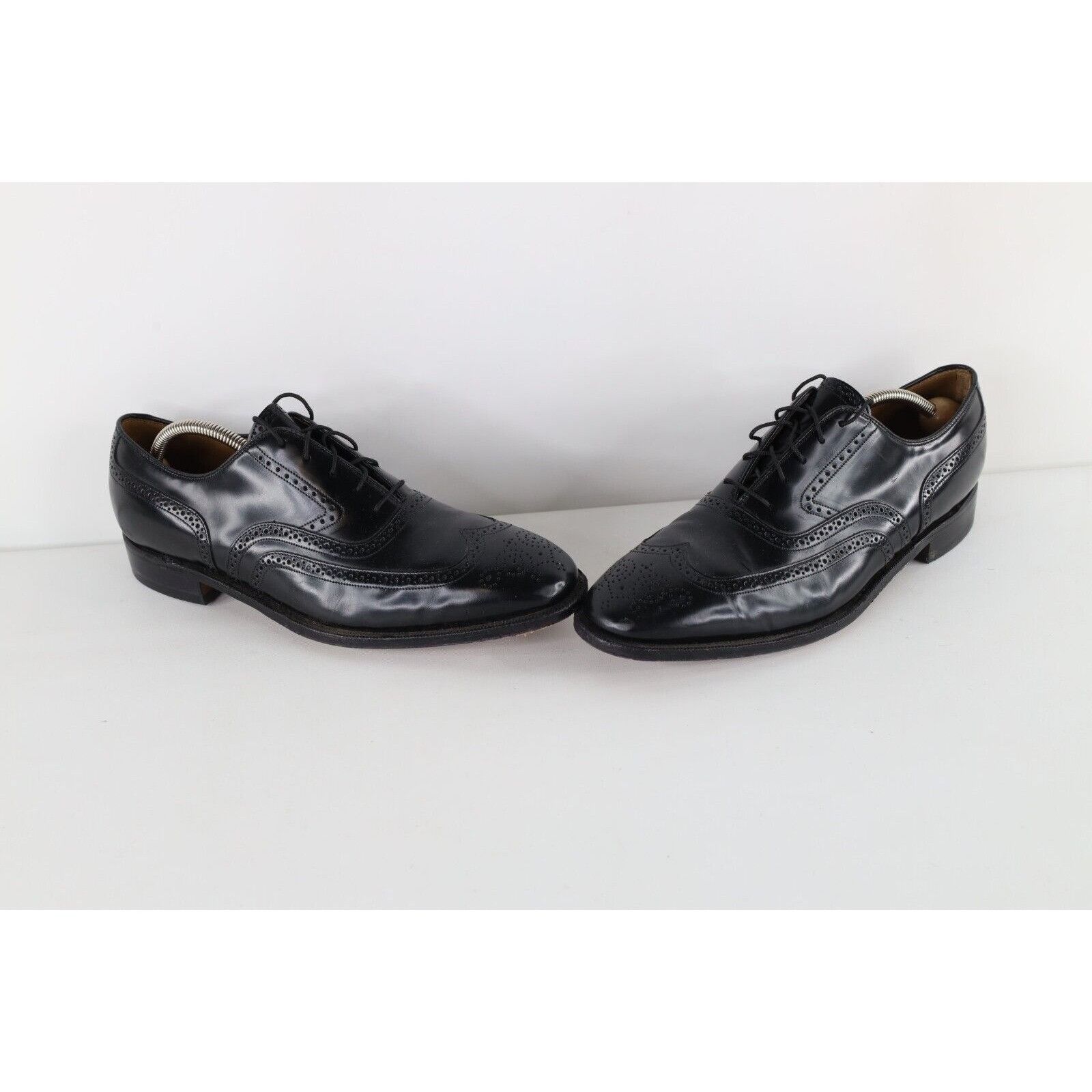 Johnston & Murphy × Vintage Vintage Johnston Murphy Leather Wingtips Oxford Dress Shoes Size US 11 / EU 44 - 1 Thumbnail