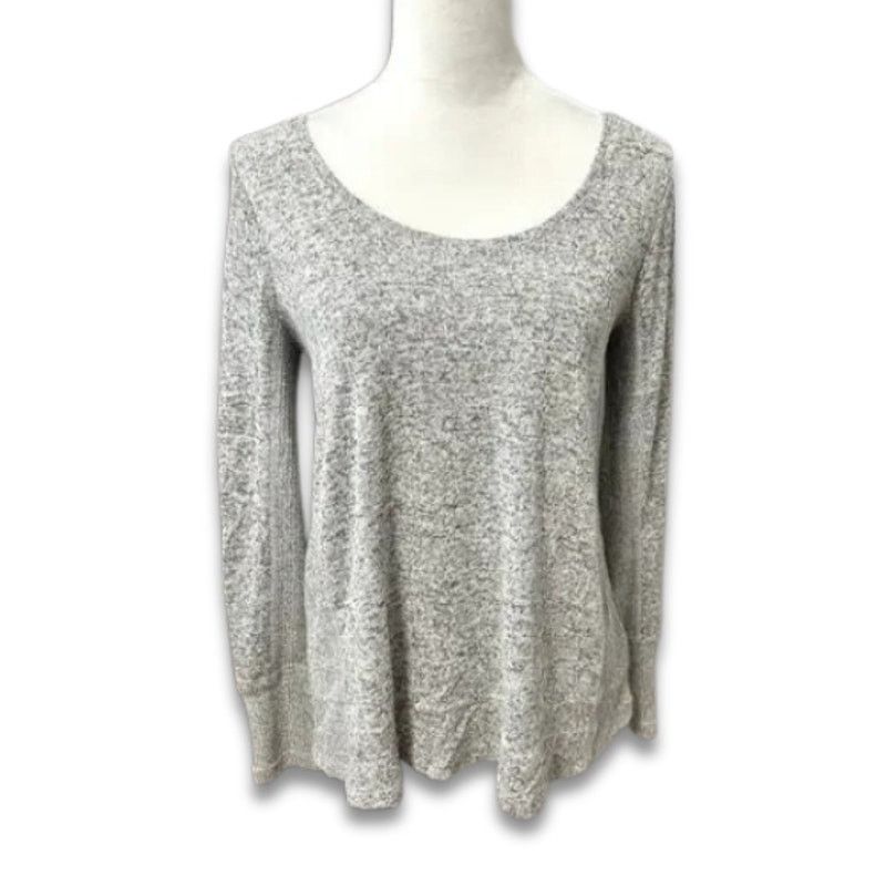 Other Mudd Marled Sweater Scoop Neckline Long Sleeve Gray S Size S / US 4 / IT 40 - 1 Thumbnail