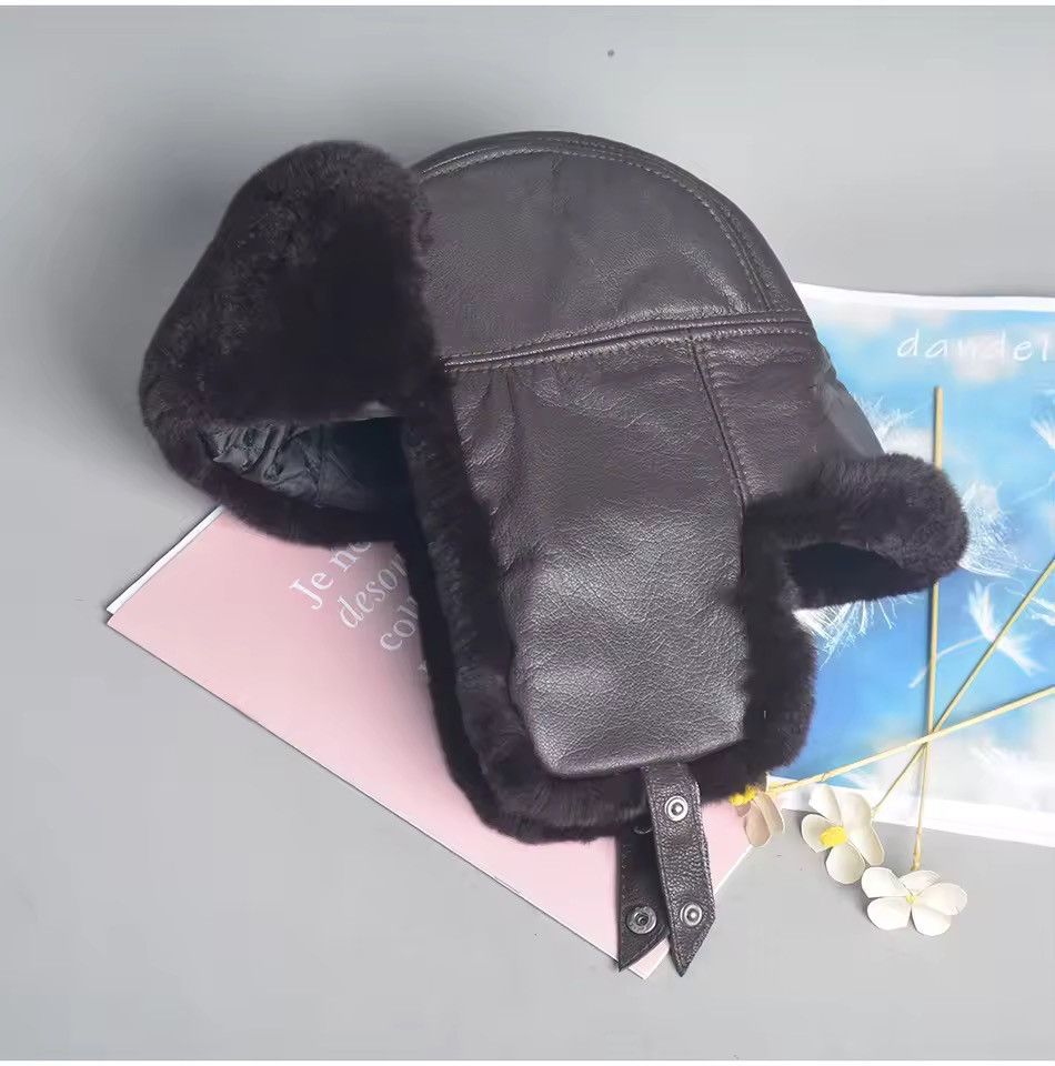 Japanese Brand Unisex RealRabbit Fur Ushanka Trapper Hat Size S Size ONE SIZE - 7 Thumbnail