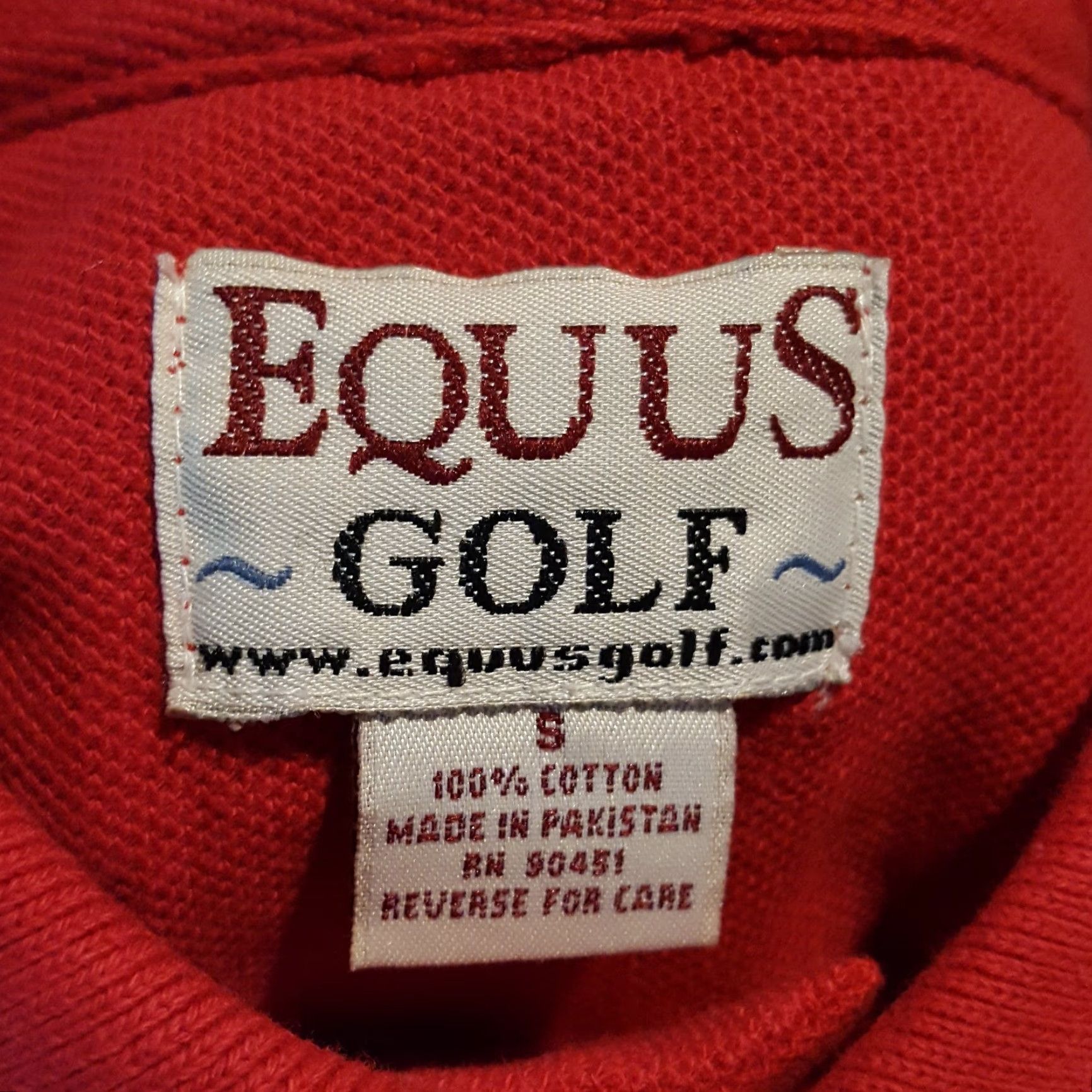 Vintage Vintage Equus Men’s Polo Shirt Size Small Red Short Sleeve Golf Preppy 90s Size US S / EU 44-46 / 1 - 6 Thumbnail