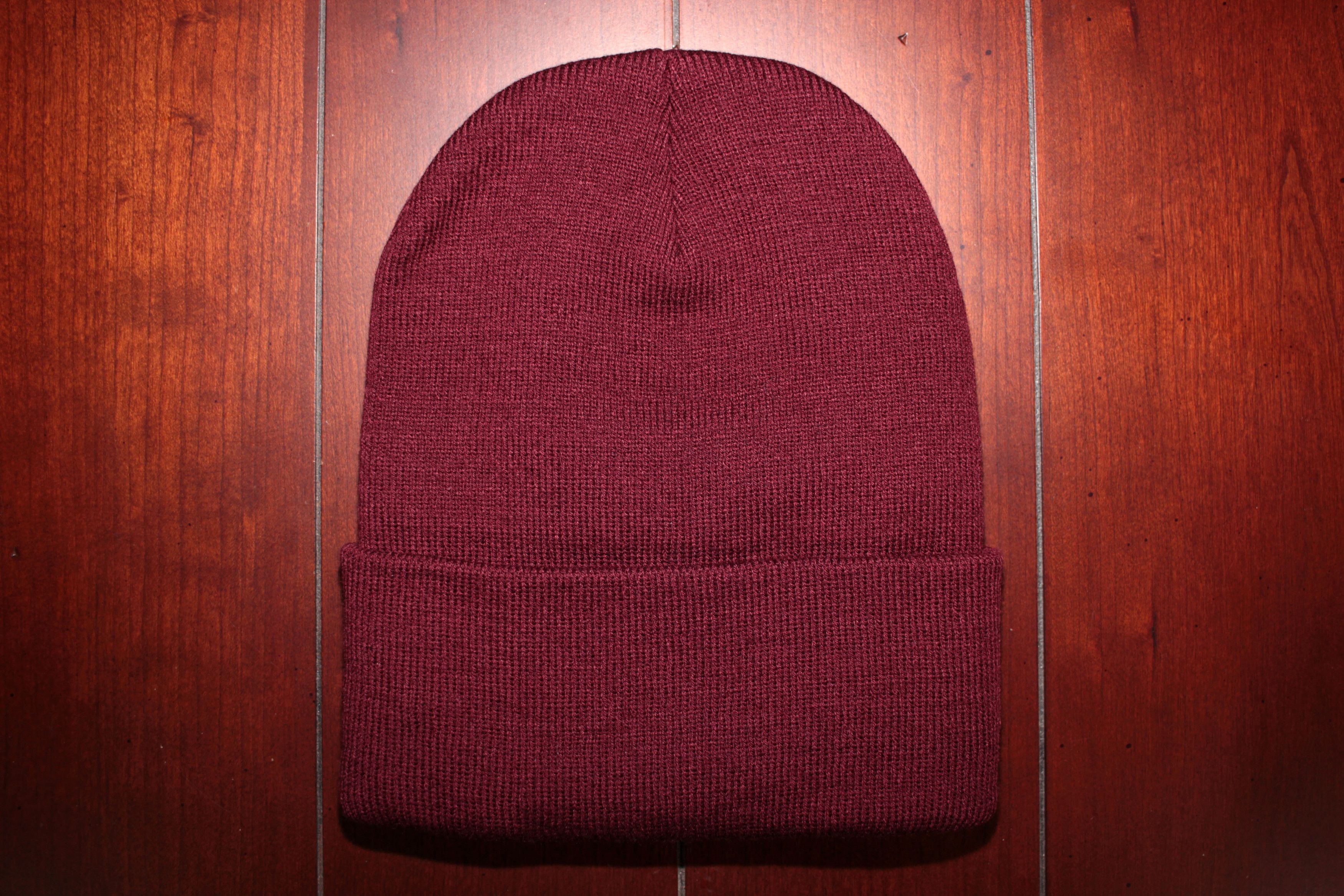 Bones TeamSESH 'SimpleSesh' Embroidered Beanie (Maroon) Size ONE SIZE - 3 Thumbnail