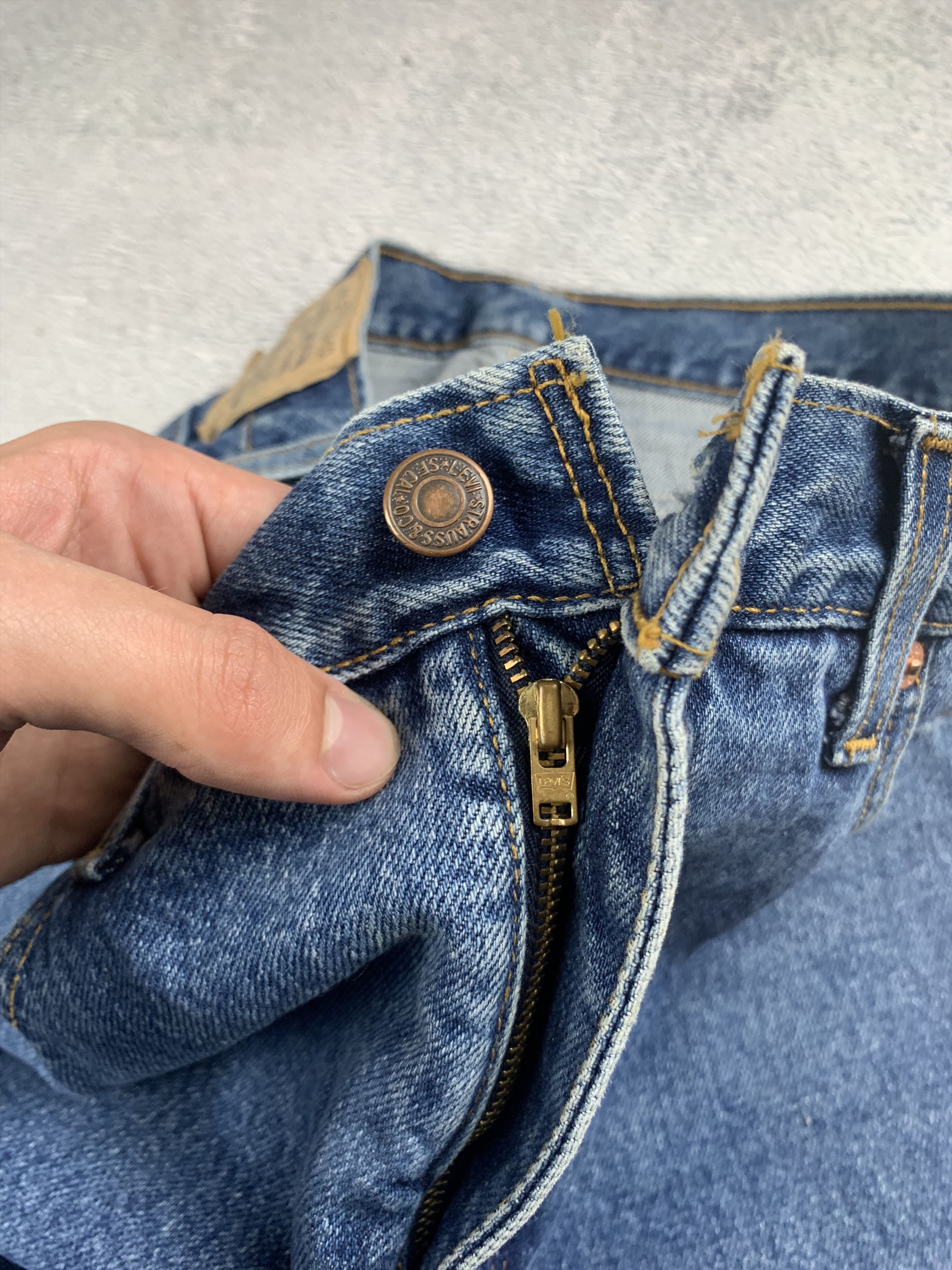 Japanese Brand × Levi's × Vintage Levis 90s Vintage jeans orange tag 612 model Size US 36 / EU 52 - 9 Thumbnail