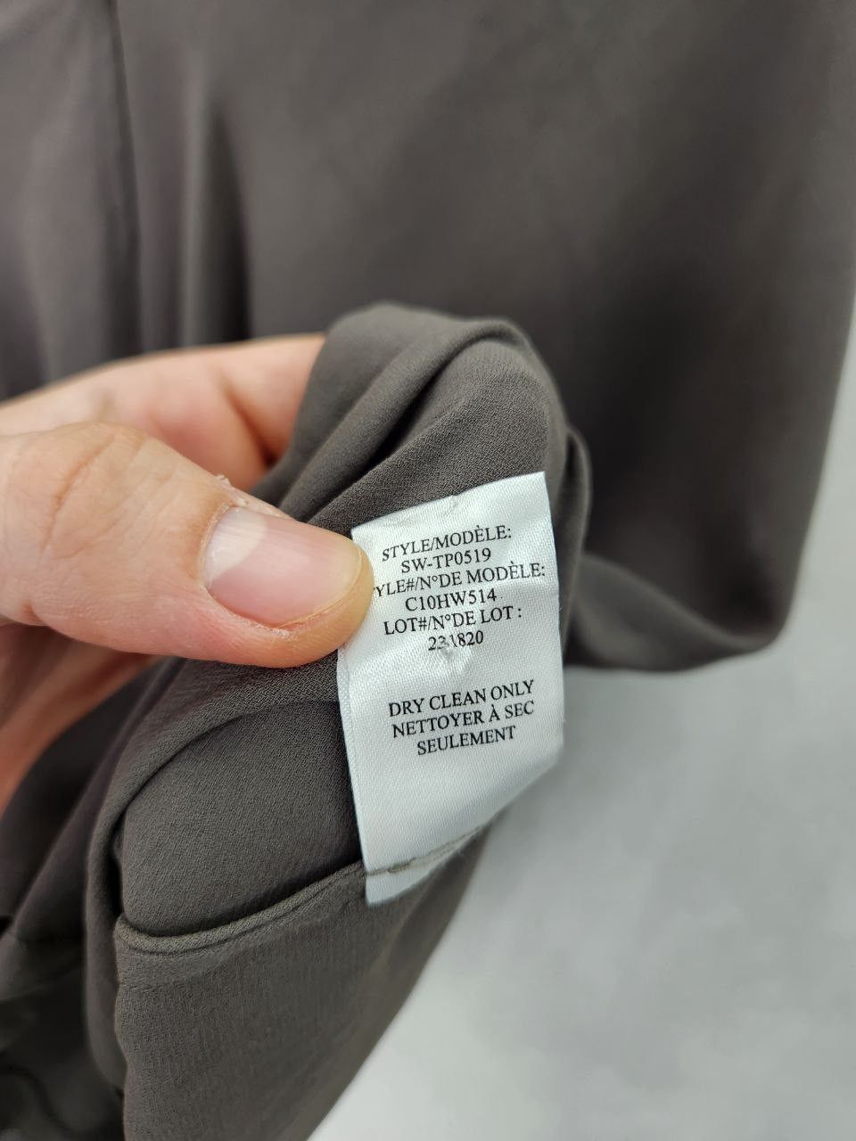 Helmut Lang Helmut Lang flowing graphite short-sleeved T-shirt Size M / US 6-8 / IT 42-44 - 9 Thumbnail