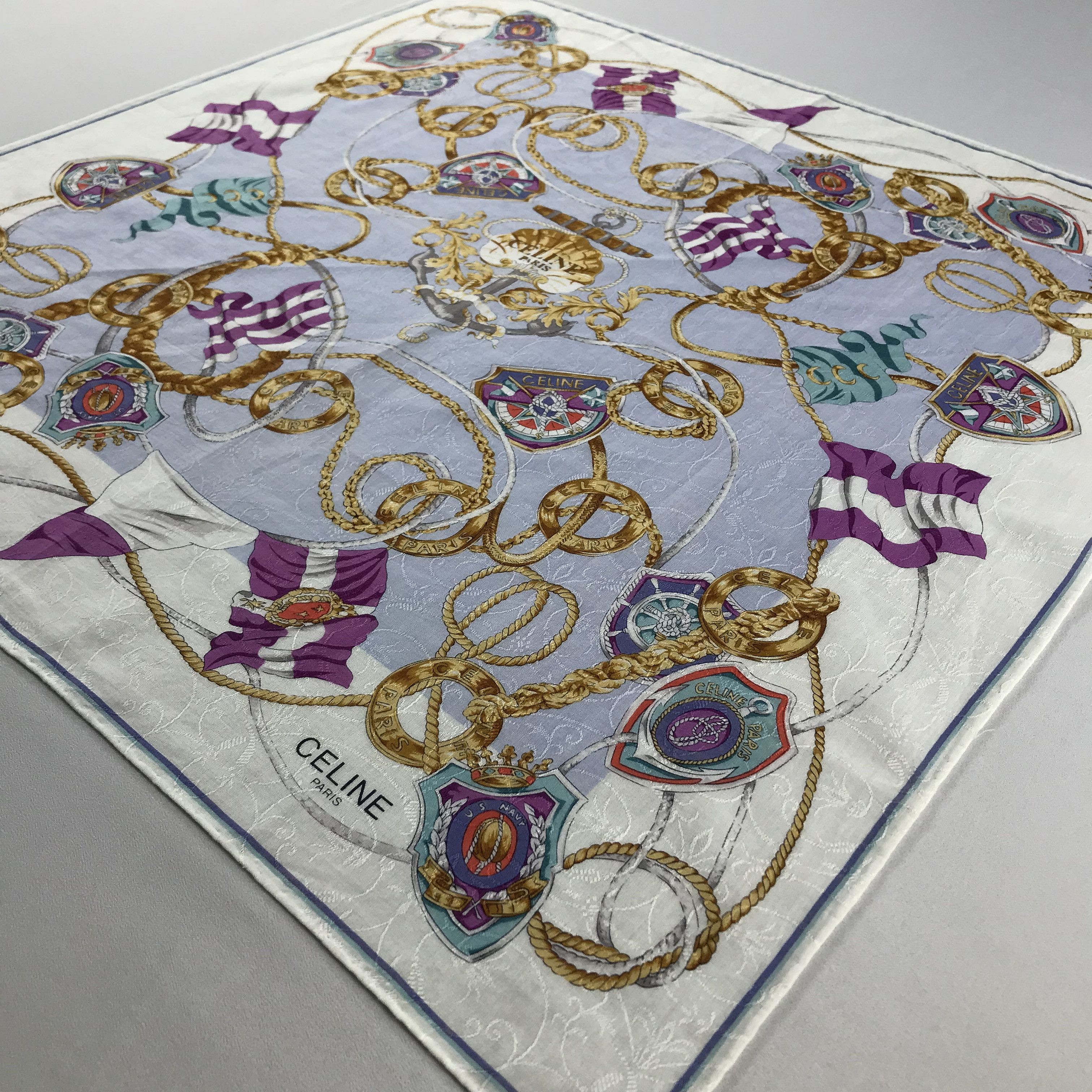 Celine Celine Handkerchief / Bandana / Neckerchief C690 Size ONE SIZE - 4 Thumbnail