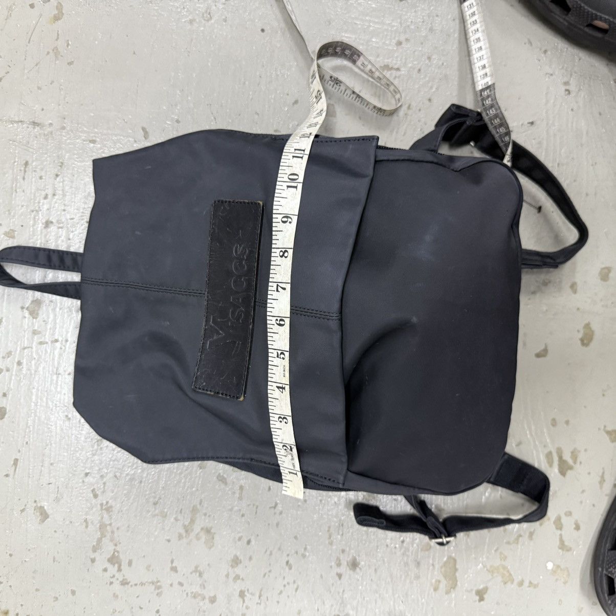 Yohji Yamamoto Ysaccs By Yohji Yamamoto Hybrid Backpack Leather and Nylon Size ONE SIZE - 11 Thumbnail