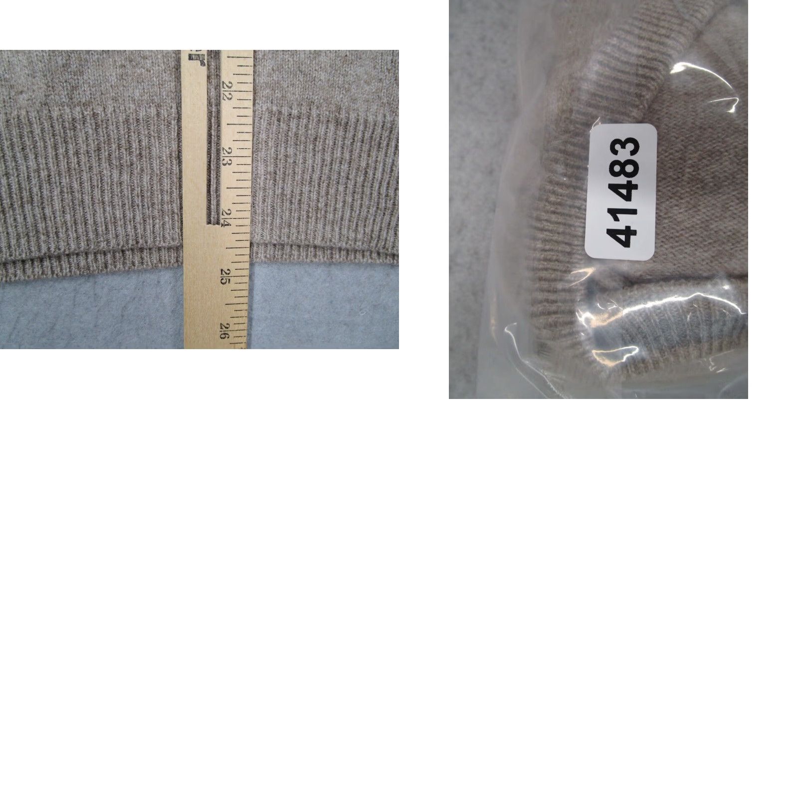 Marks & Spencer VINTAGE Marks and Spencer Sweater Men's Medium Beige Wool Pullover V-Neck Long Sleeve Casual Size US M / EU 48-50 / 2 - 8 Thumbnail
