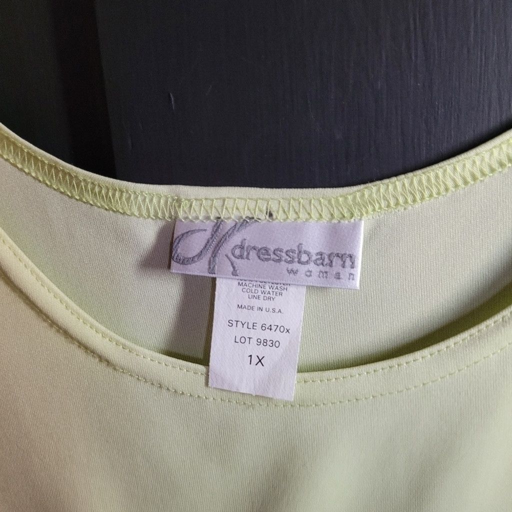 DressCamp Dressbarn womens, nwot, 1x, Silky tank top. Size XXS / US 00 / IT 34 - 7 Thumbnail