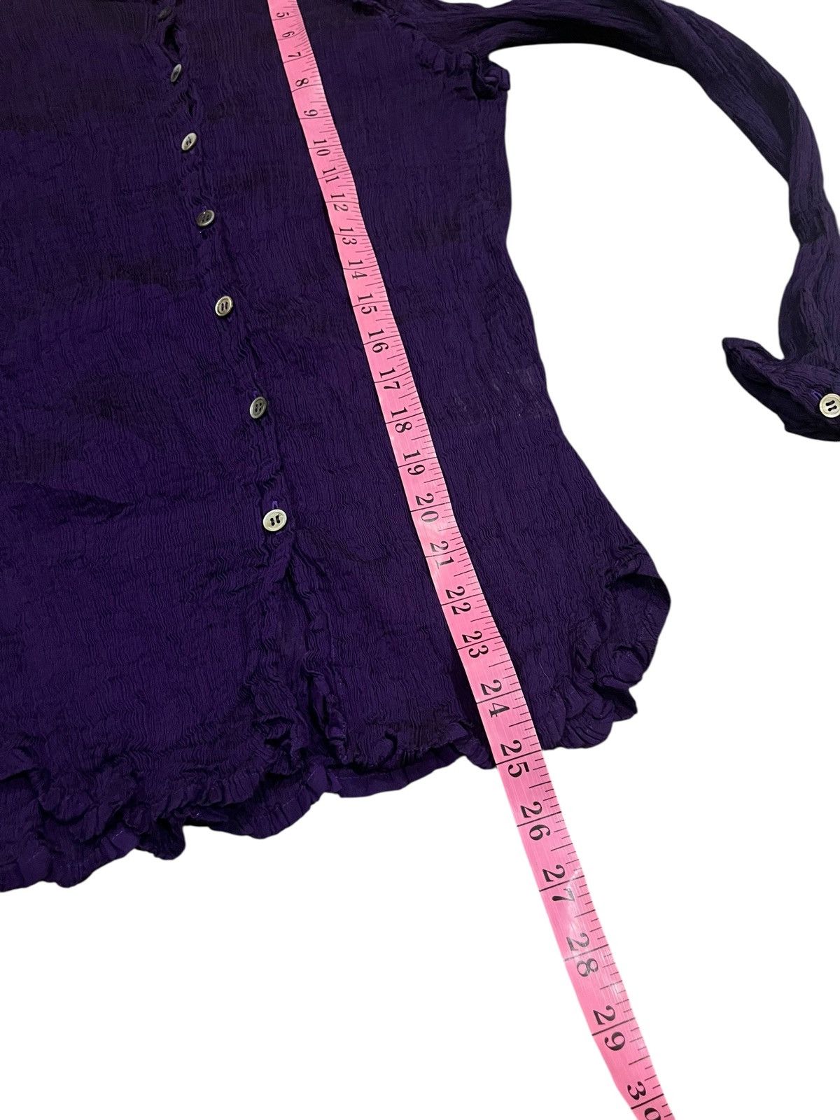 Issey Miyake ISSEY MIYAKE PLEATED DIAMOND CUT SHIRT MIO1FJ521 Size S / US 4 / IT 40 - 16 Thumbnail