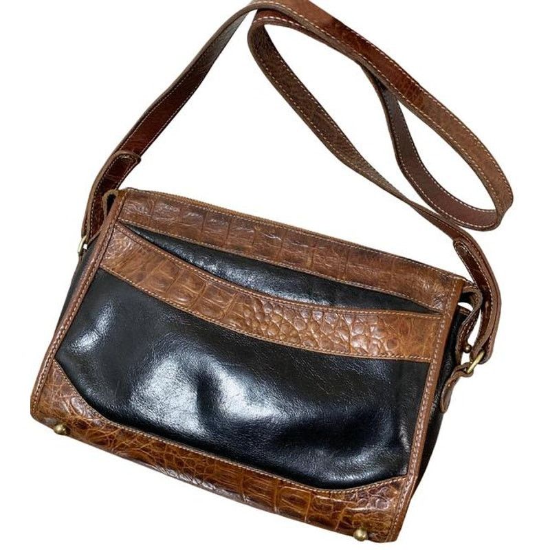 Other Brahmin Women's Crossbody Leather Black Brown Purse Size ONE SIZE - 1 Thumbnail