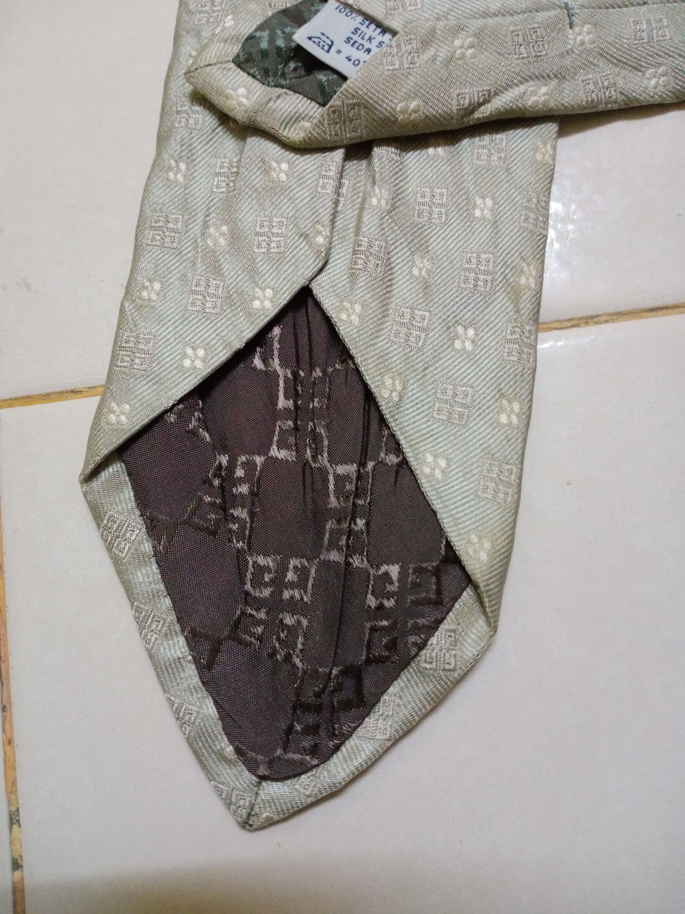 Givenchy × Vintage Rare Vintage GIVENCHY Silk Siede Tie Size ONE SIZE - 8 Thumbnail