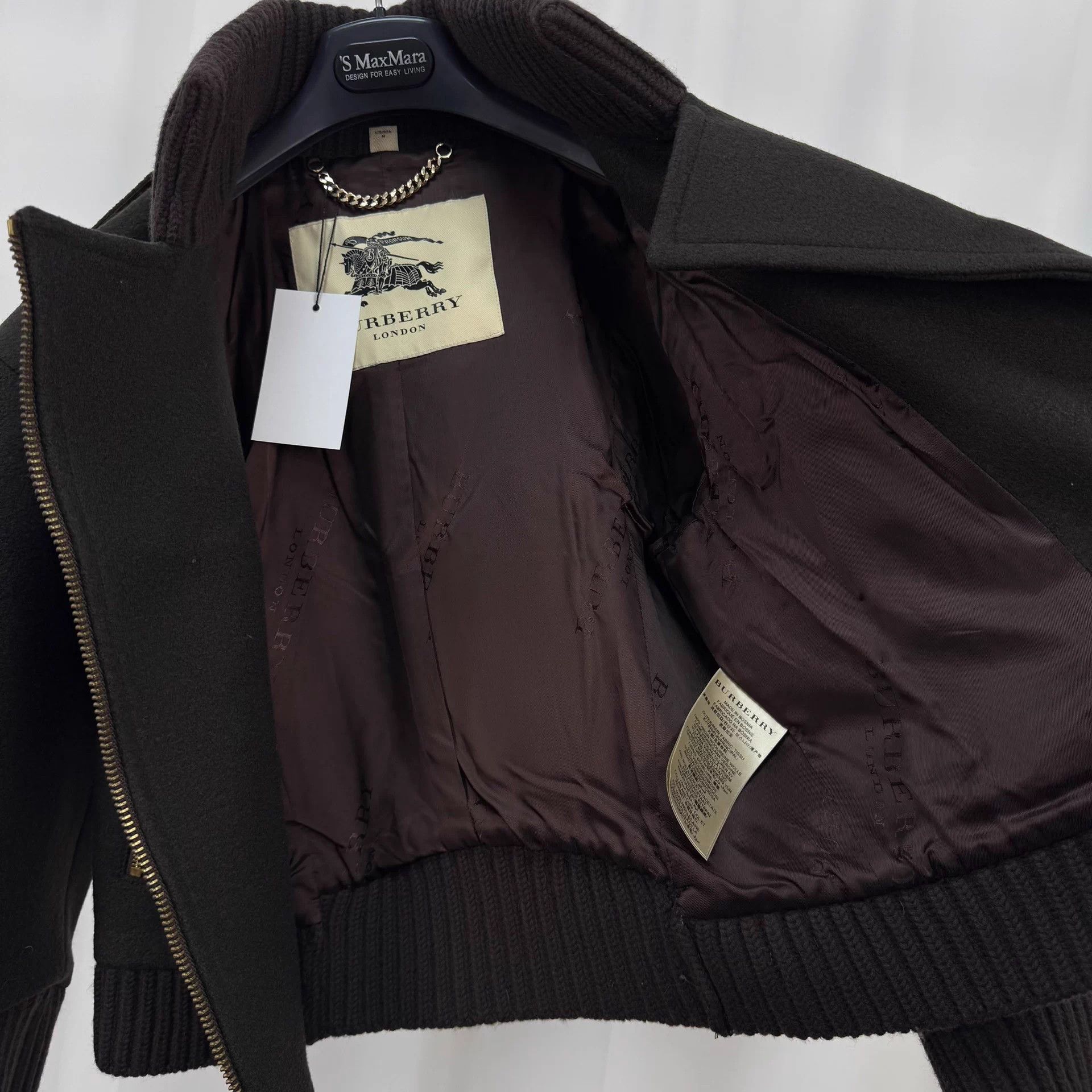 Burberry Burberry Zipper Wool Short Jacket M 99 New Size M / US 6-8 / IT 42-44 - 5 Thumbnail