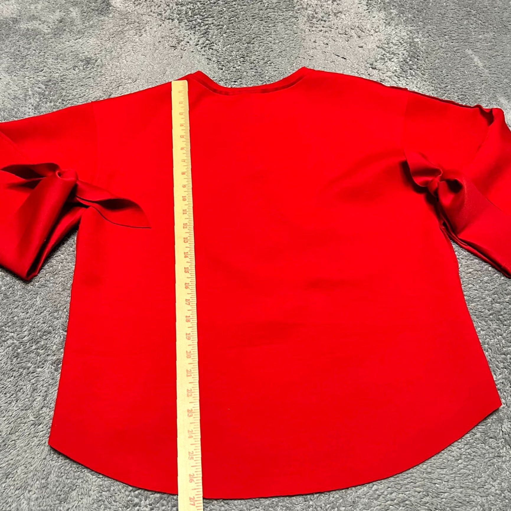Vintage IC by Connie K Sweatshirt Womens Large Red Tie Sleeve Made USA Shirt Womens L Red Size L / US 10 / IT 46 - 5 Thumbnail
