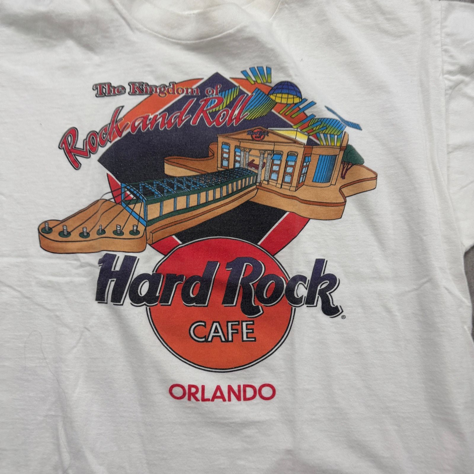 Hard Rock Cafe Vintage Hard Rock Cafe Orlando XL Kingdom of Rock and Roll Size US XL / EU 56 / 4 - 3 Thumbnail