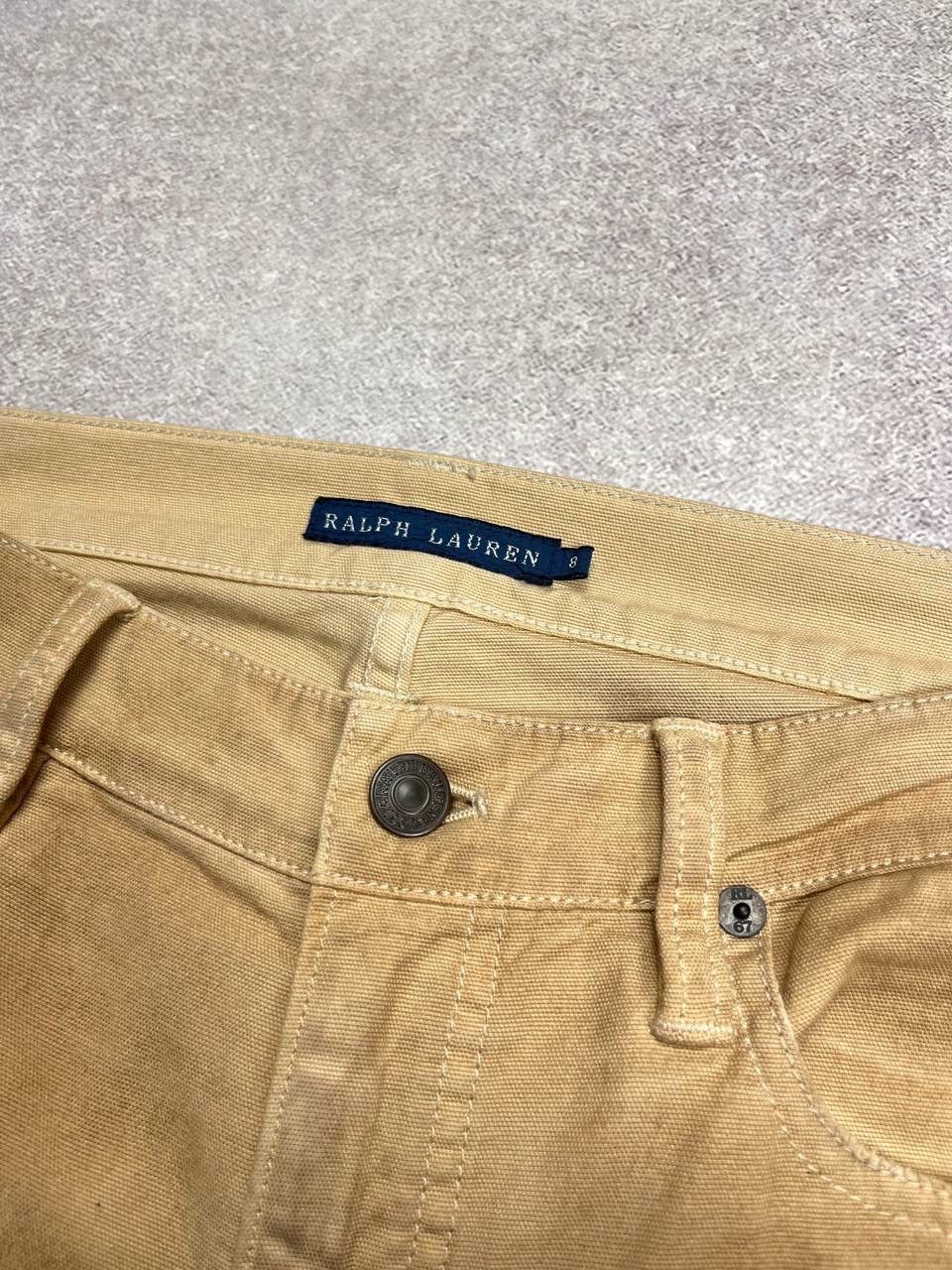 Ralph Lauren VINTAGE POLO RAPH LAUREN LEATHER COWBOY TRIBAL JEANS 30 Size US 31 - 4 Thumbnail