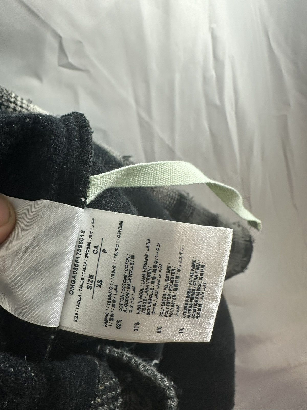 Off-White OFF WHITE PLAID SWEATER Size US XS / EU 42 / 0 - 9 Thumbnail