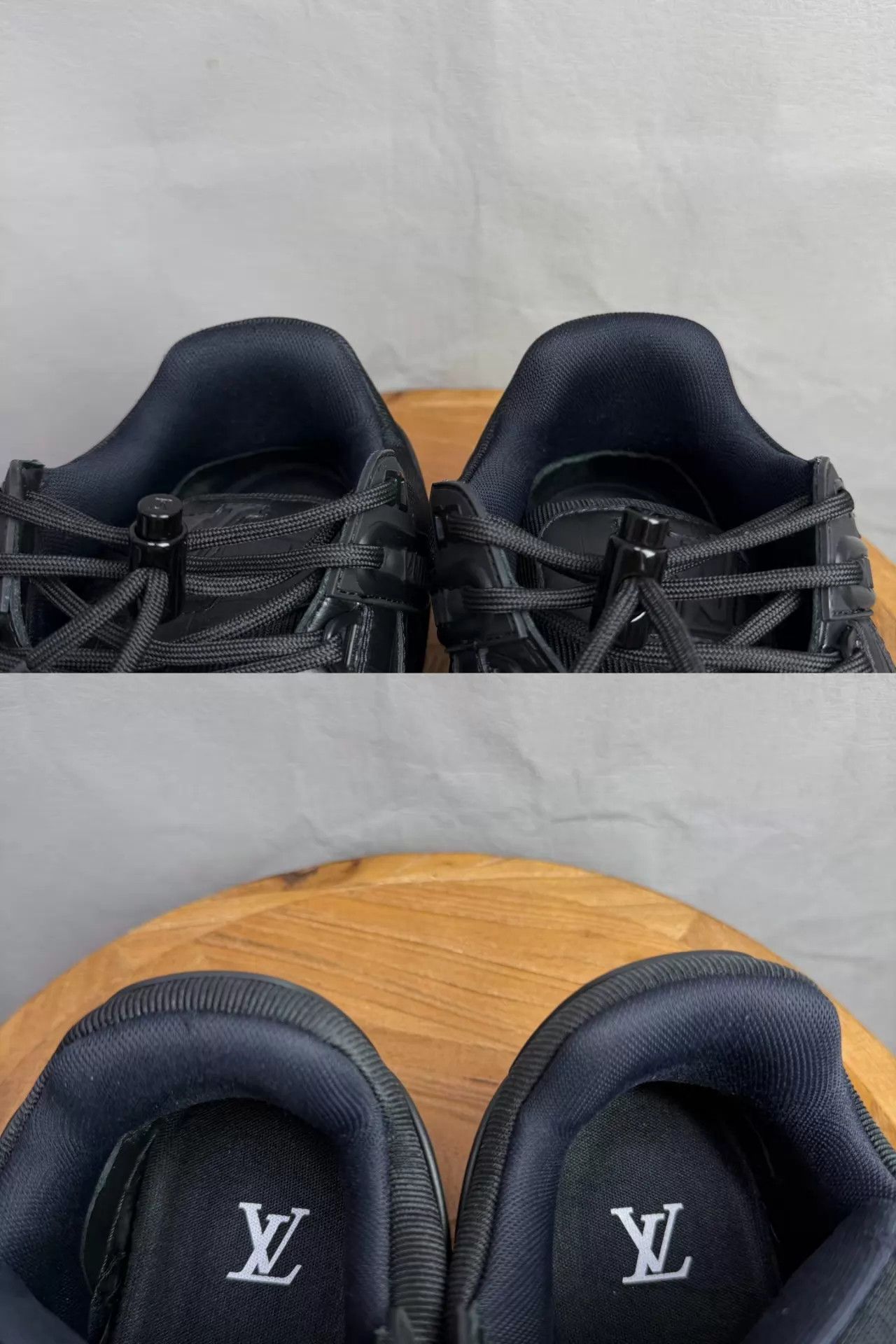 Louis Vuitton LV Trainer Black Croc Embossed UK6.5/41 Worn 2x Size US 7.5 / EU 40-41 - 3 Thumbnail