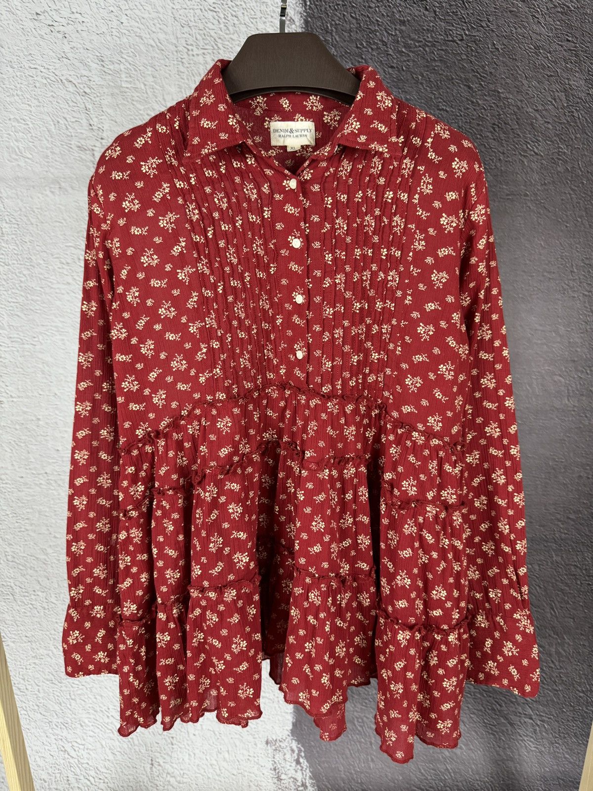 Denim & Supply Ralph Lauren Denim & Supply Ralph Lauren leaf floral pattern mini dress Size XL / US 12-14 / IT 48-50 - 2 Thumbnail