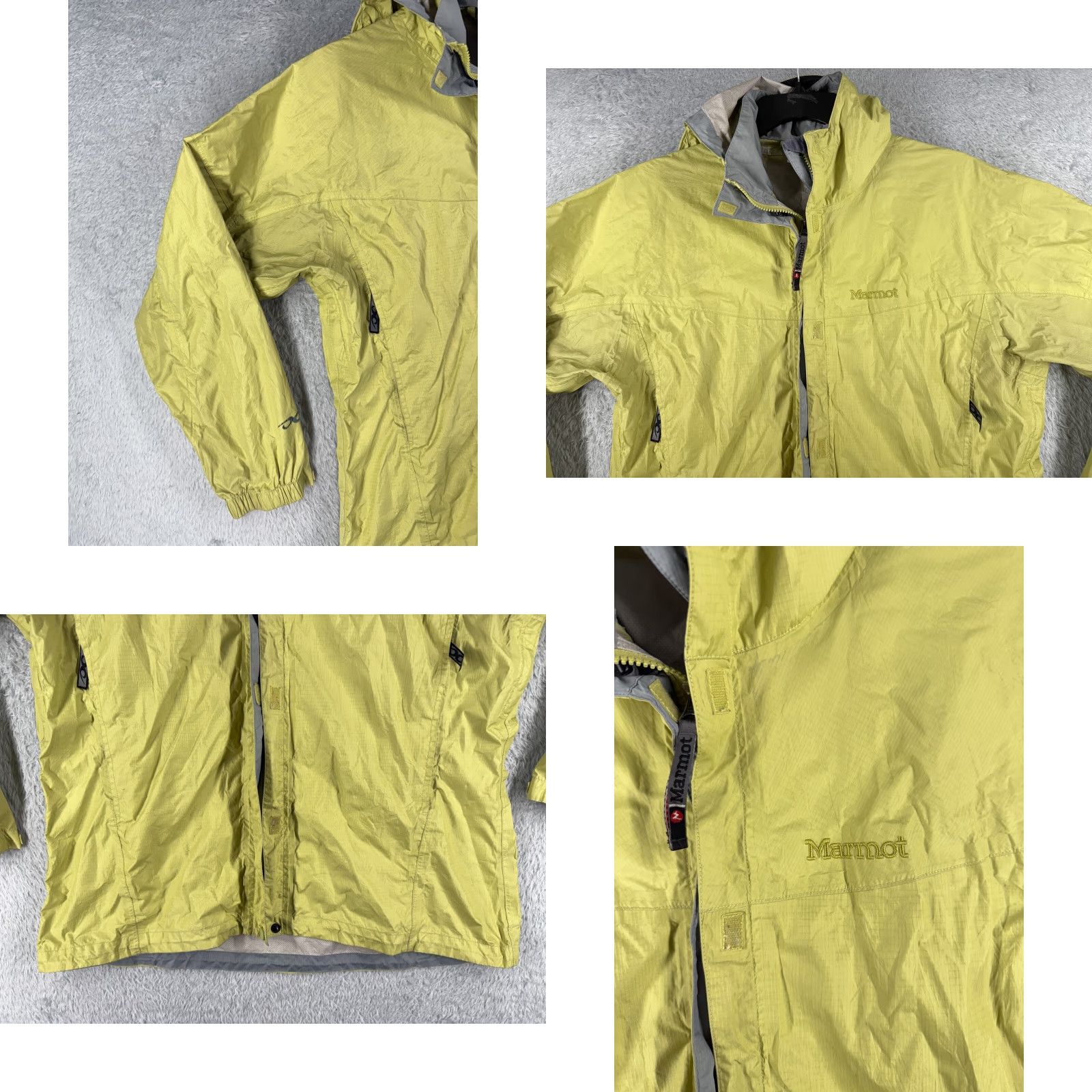 Marmot Marmot Green Windbreaker Jacket Women XL Hooded Full Zip Lightweight Pockets Regular Outdoor Size XL / US 12-14 / IT 48-50 - 8 Thumbnail