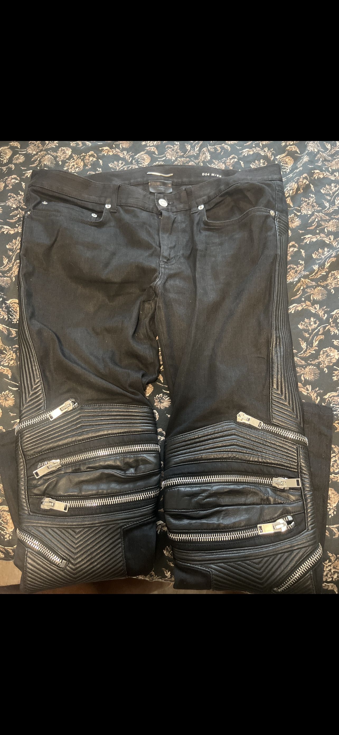 Saint Laurent Paris Saint Lauren biker jeans Size US 34 / EU 50 - 1 Thumbnail