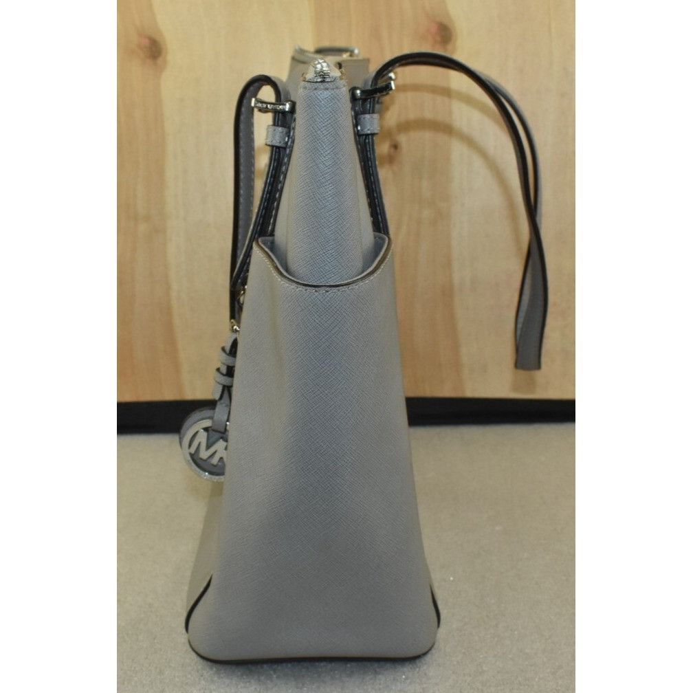 Michael Kors Michael Kors Jet Set Top Zip Tote Saffiano Leather Gray Shou Size ONE SIZE - 7 Thumbnail