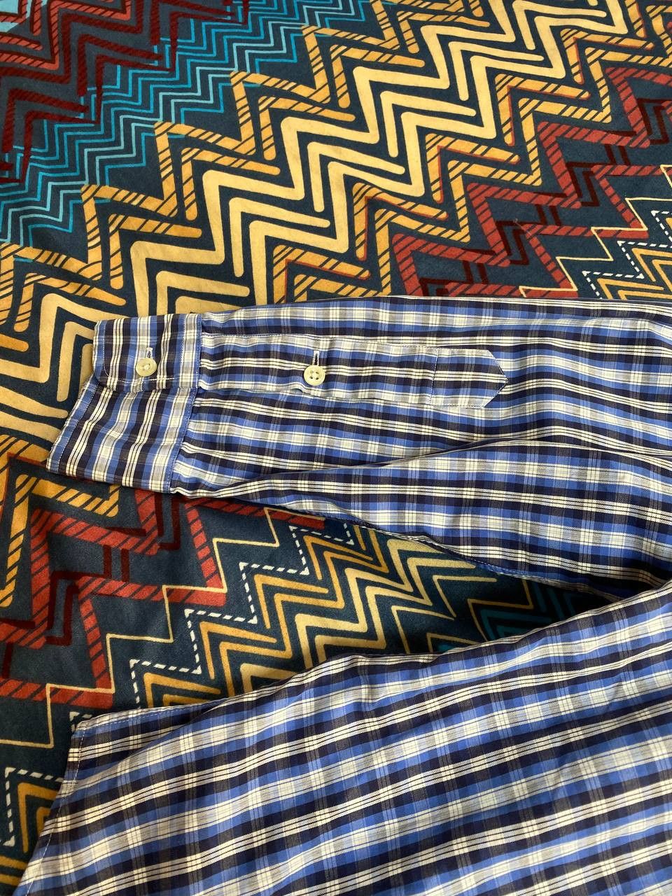 Polo Ralph Lauren × Vintage Vintage Polo Ralph Lauren Striped Button Up Size US M / EU 48-50 / 2 - 17 Thumbnail