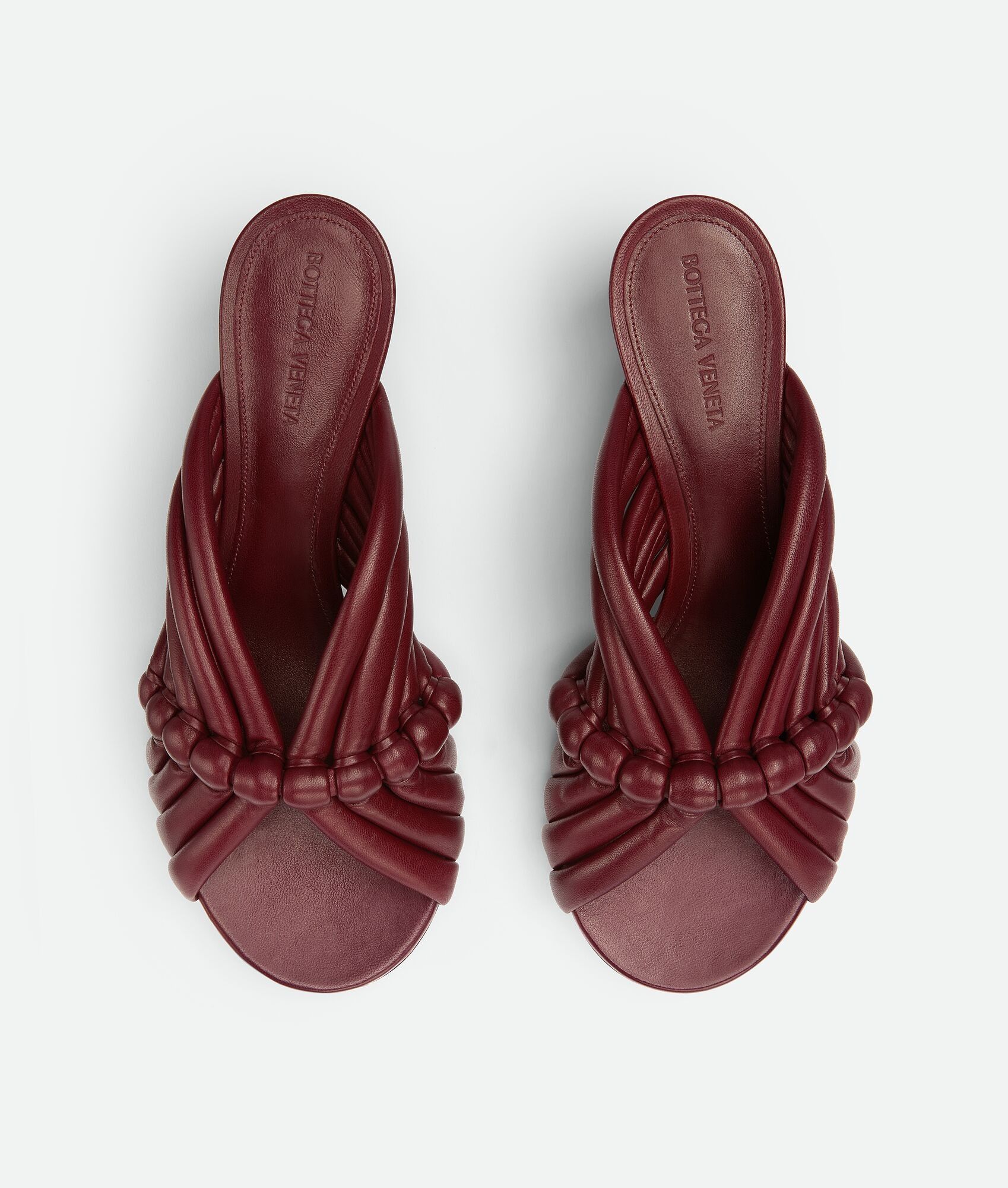 Bottega Veneta o1n1vont0325 Freckles Mules in Merlot Size US 6 / IT 36 - 4 Thumbnail
