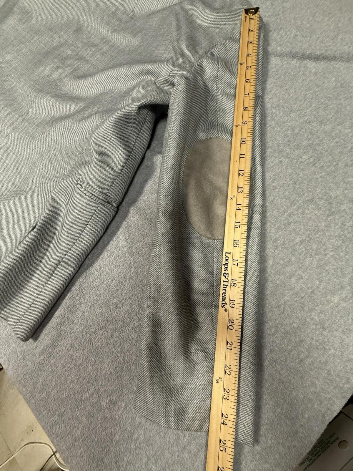 Van Heusen Van Heusen Men's Gray Suit Jacket 38 Regular Size 38R - 4 Thumbnail